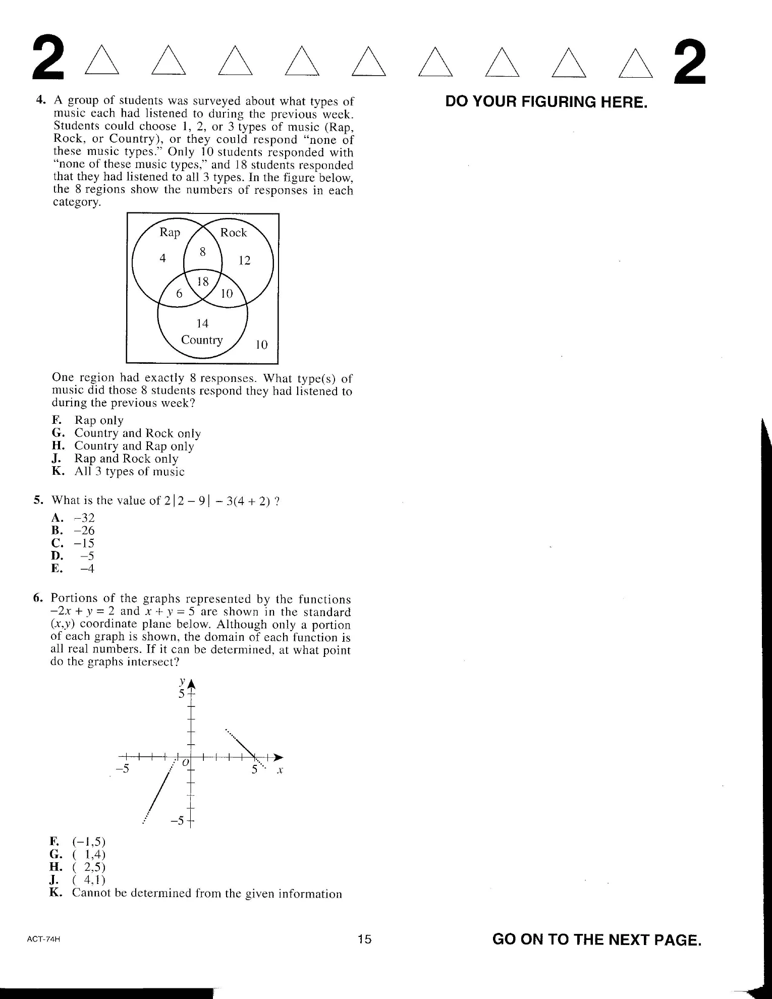 Source page for act-december-2016-form-74h-math-004