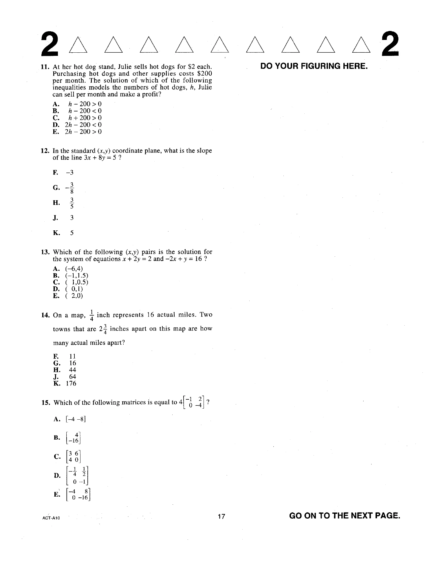 Source page for act-december-2017-form-a10-math-011