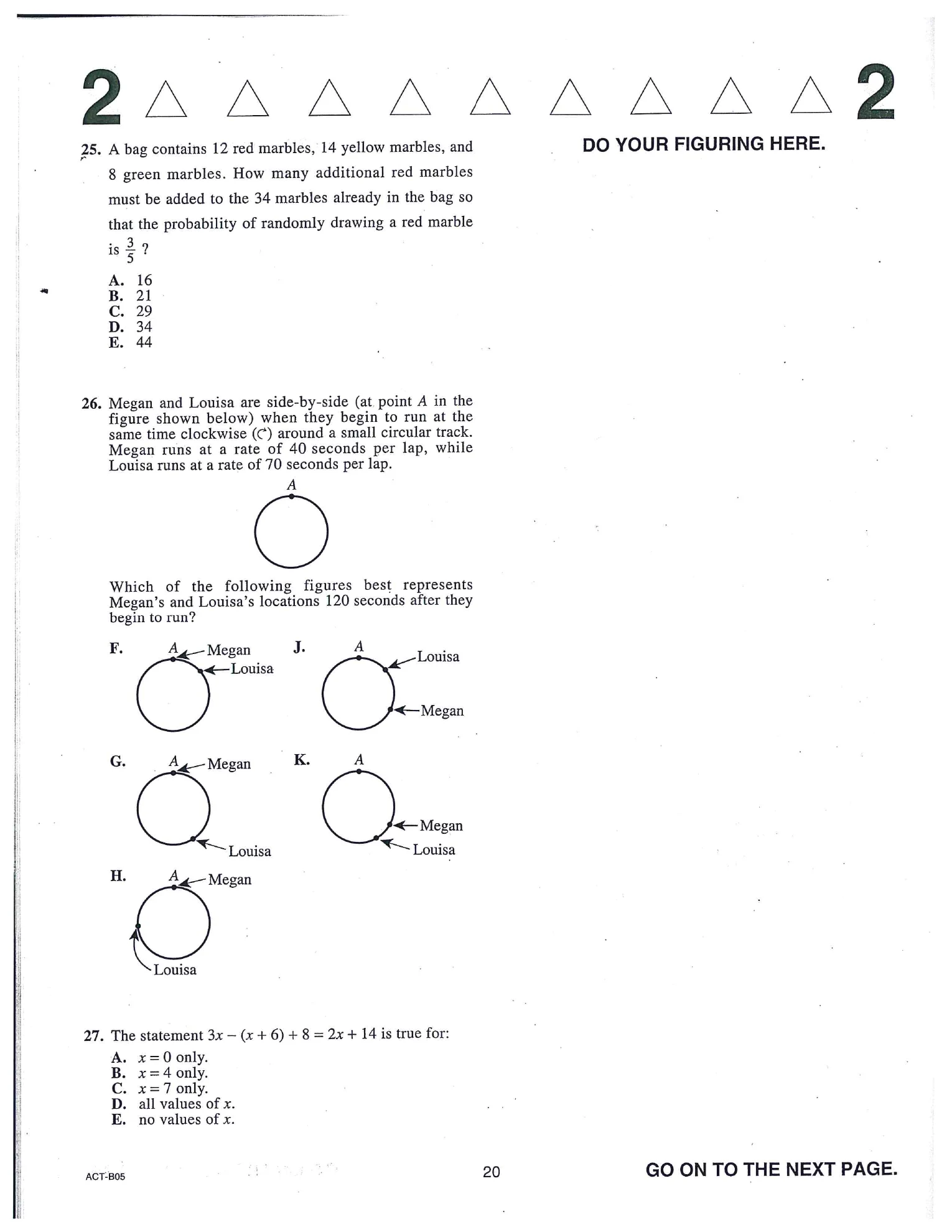 Source page for act-december-2018-form-b05-math-026