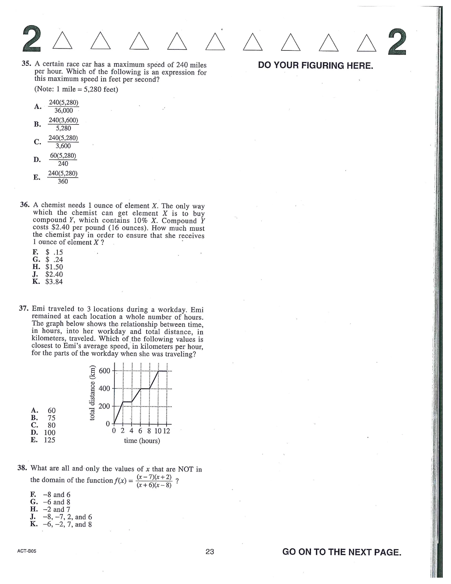 Source page for act-december-2018-form-b05-math-035