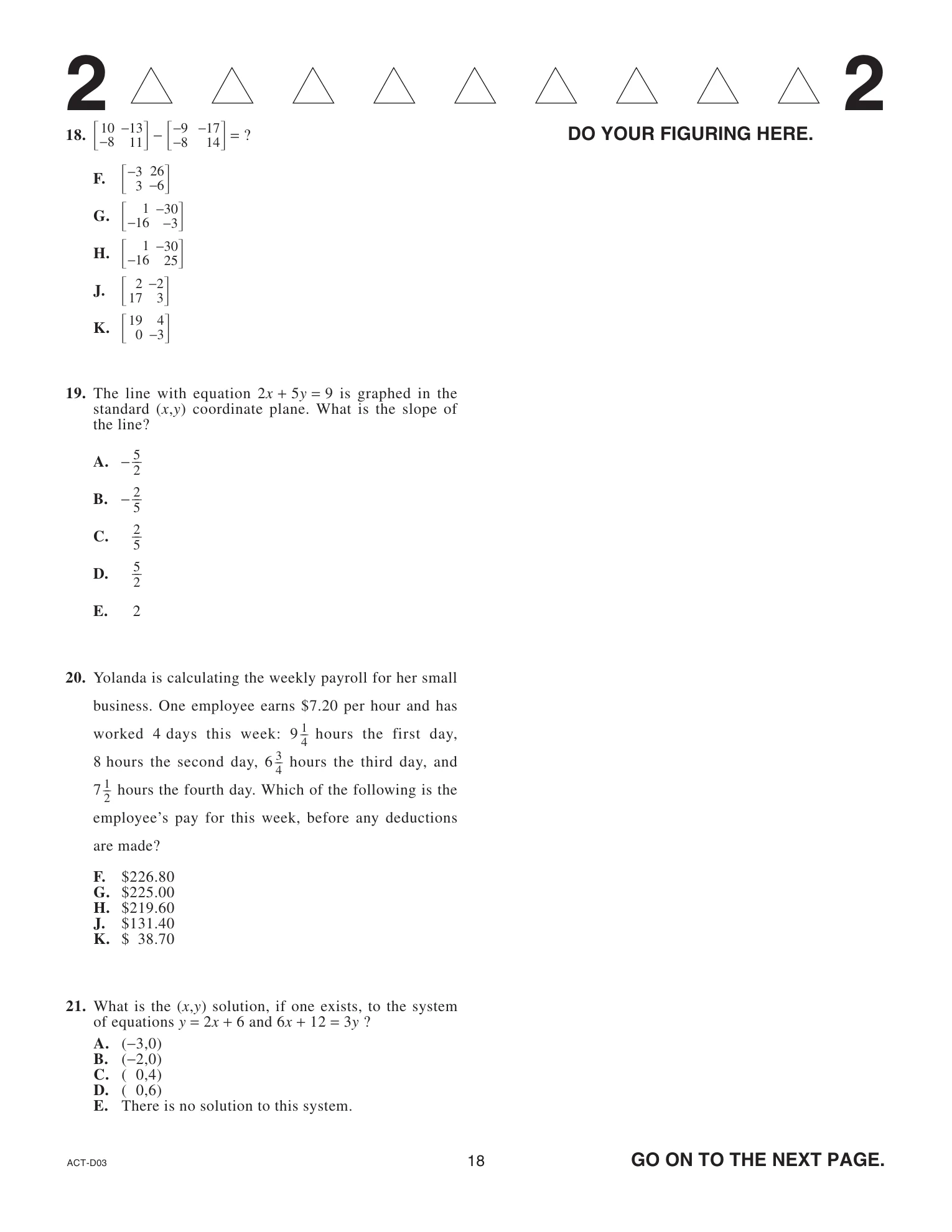 Source page for act-december-2020-form-d03-math-019