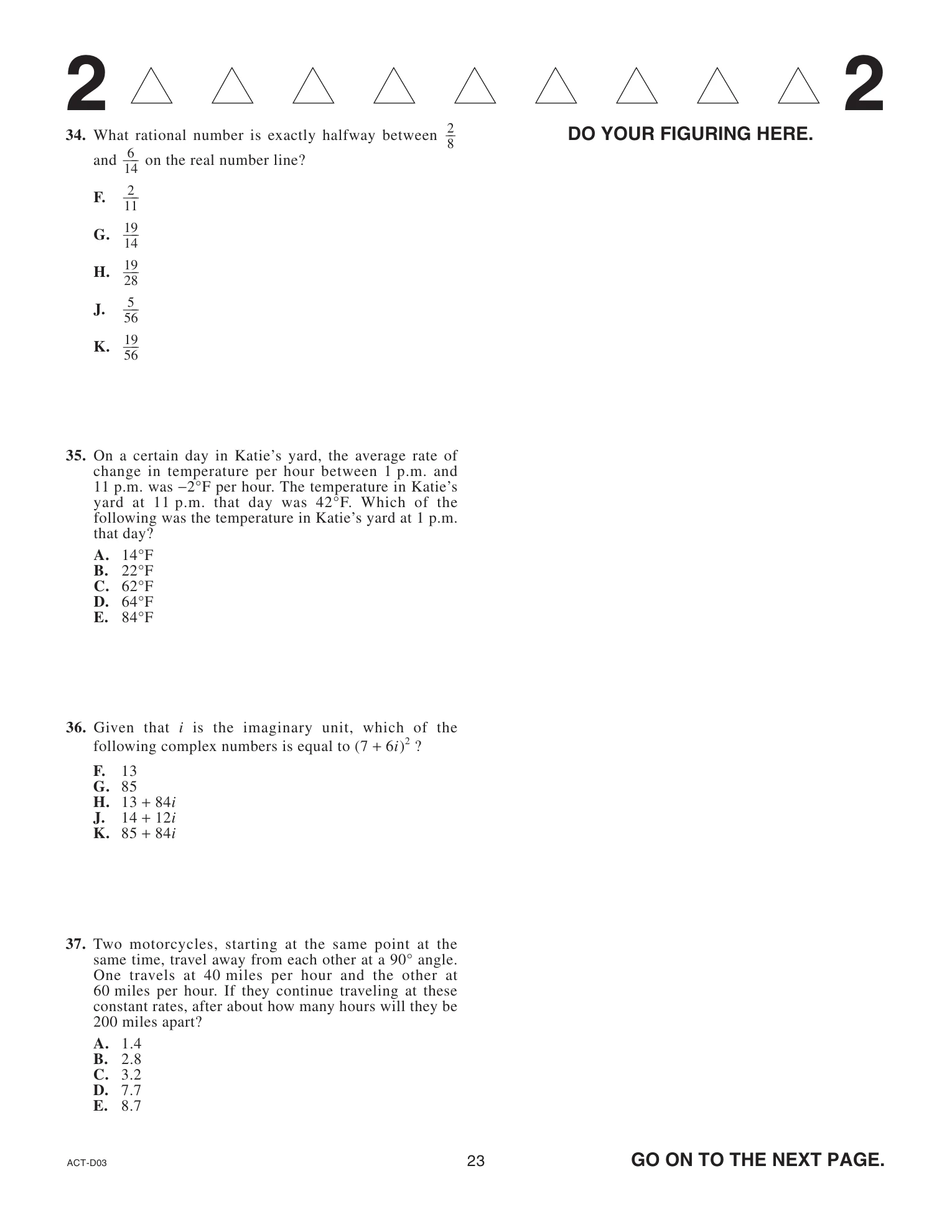 Source page for act-december-2020-form-d03-math-034