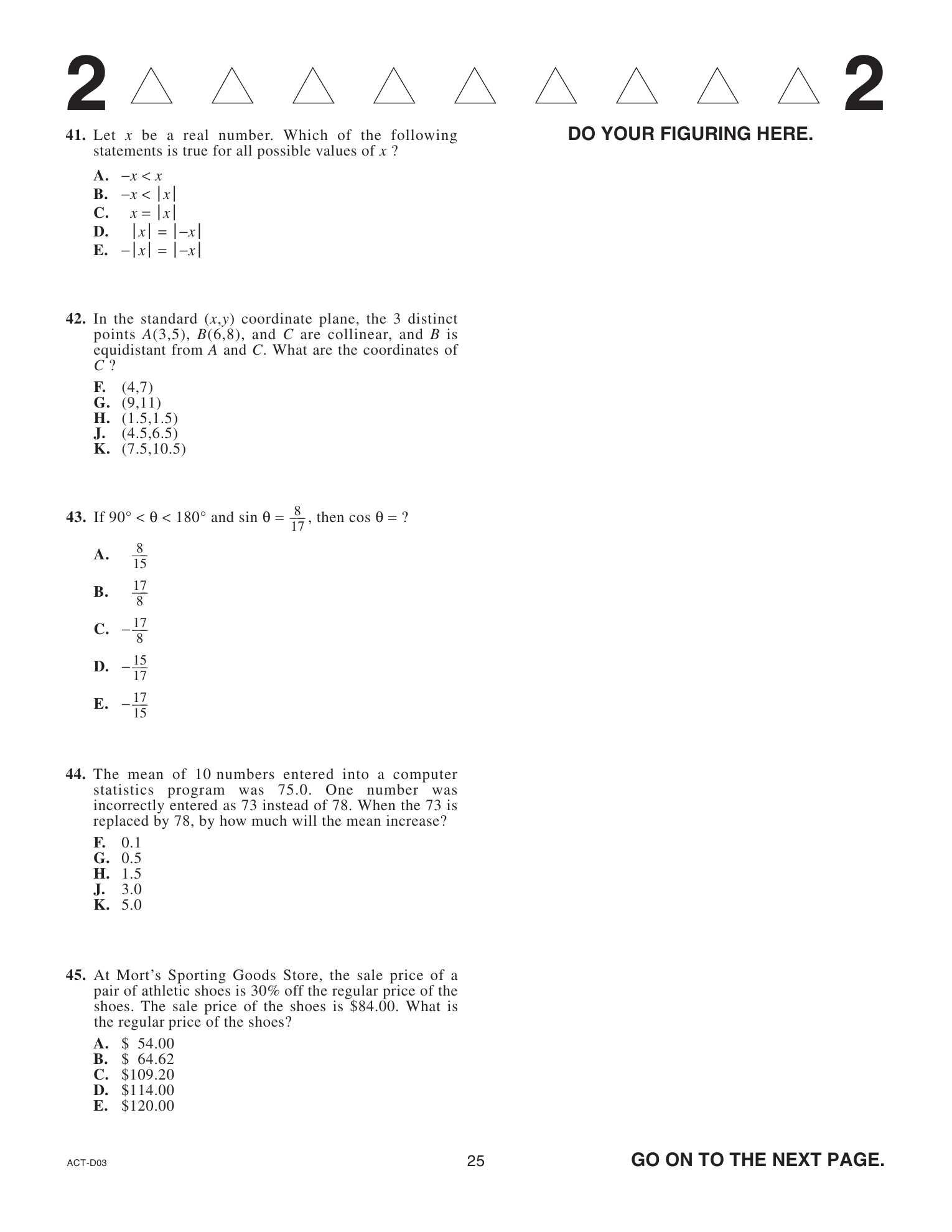 Source page for act-december-2020-form-d03-math-043