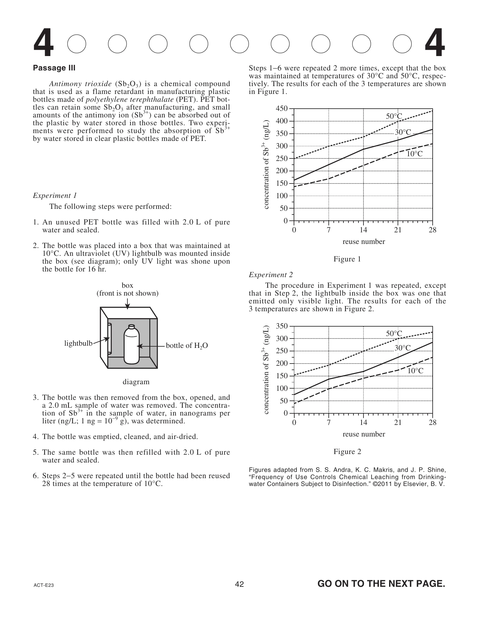Source page for act-december-2021-form-e23-science-001