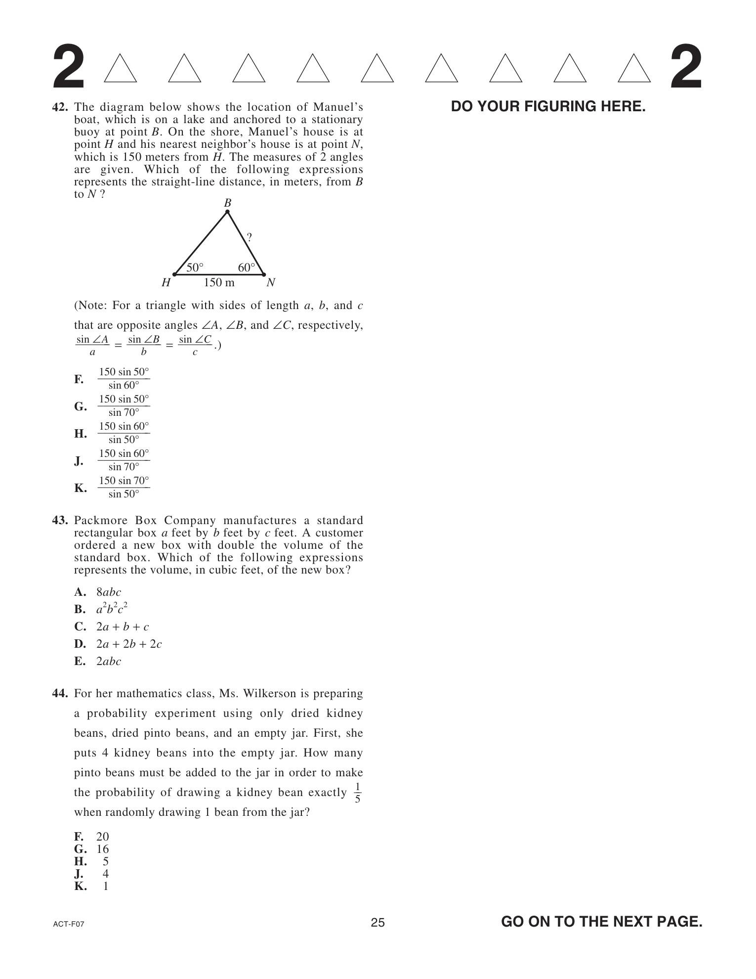 Source page for act-december-2022-form-f07-math-042