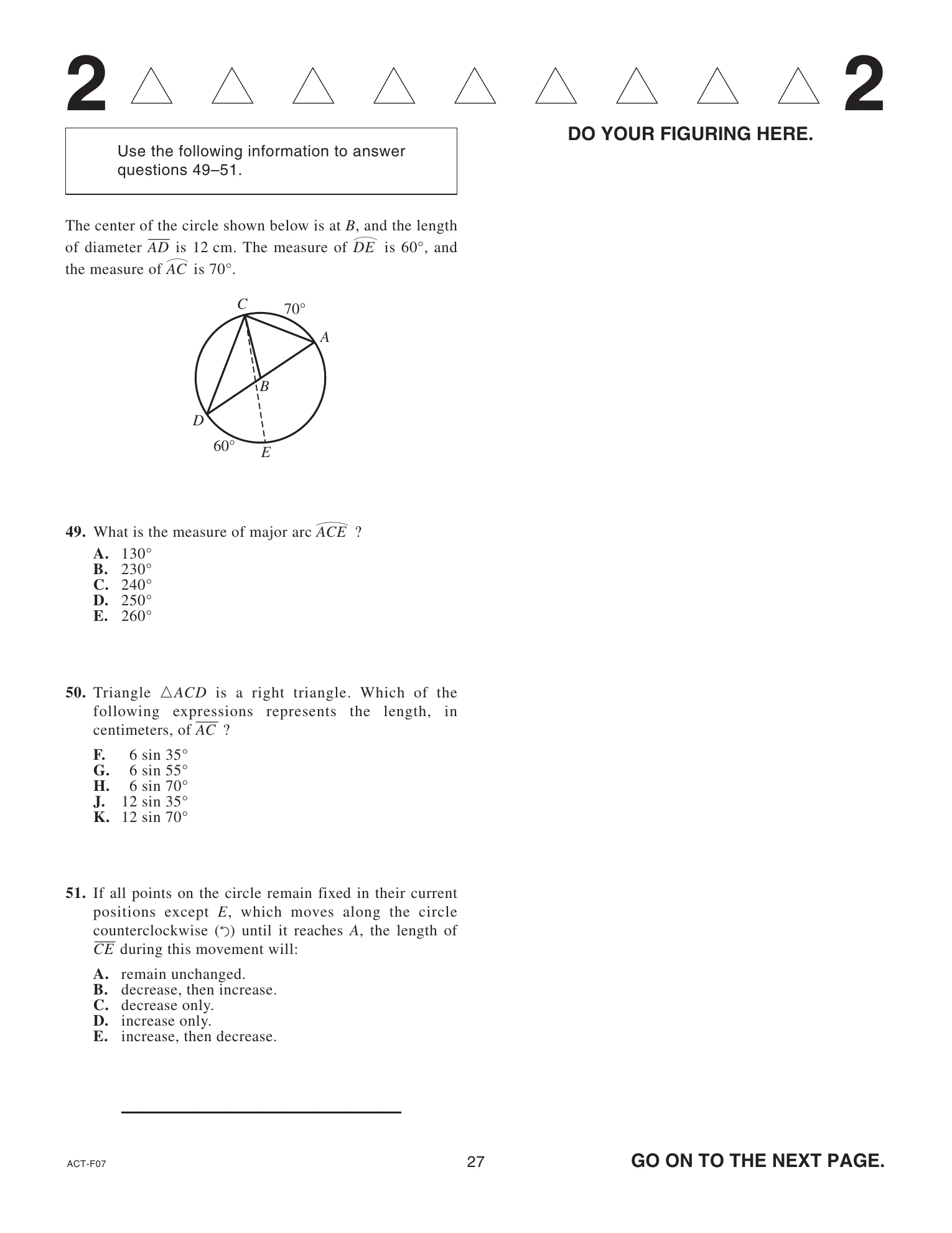 Source page for act-december-2022-form-f07-math-051