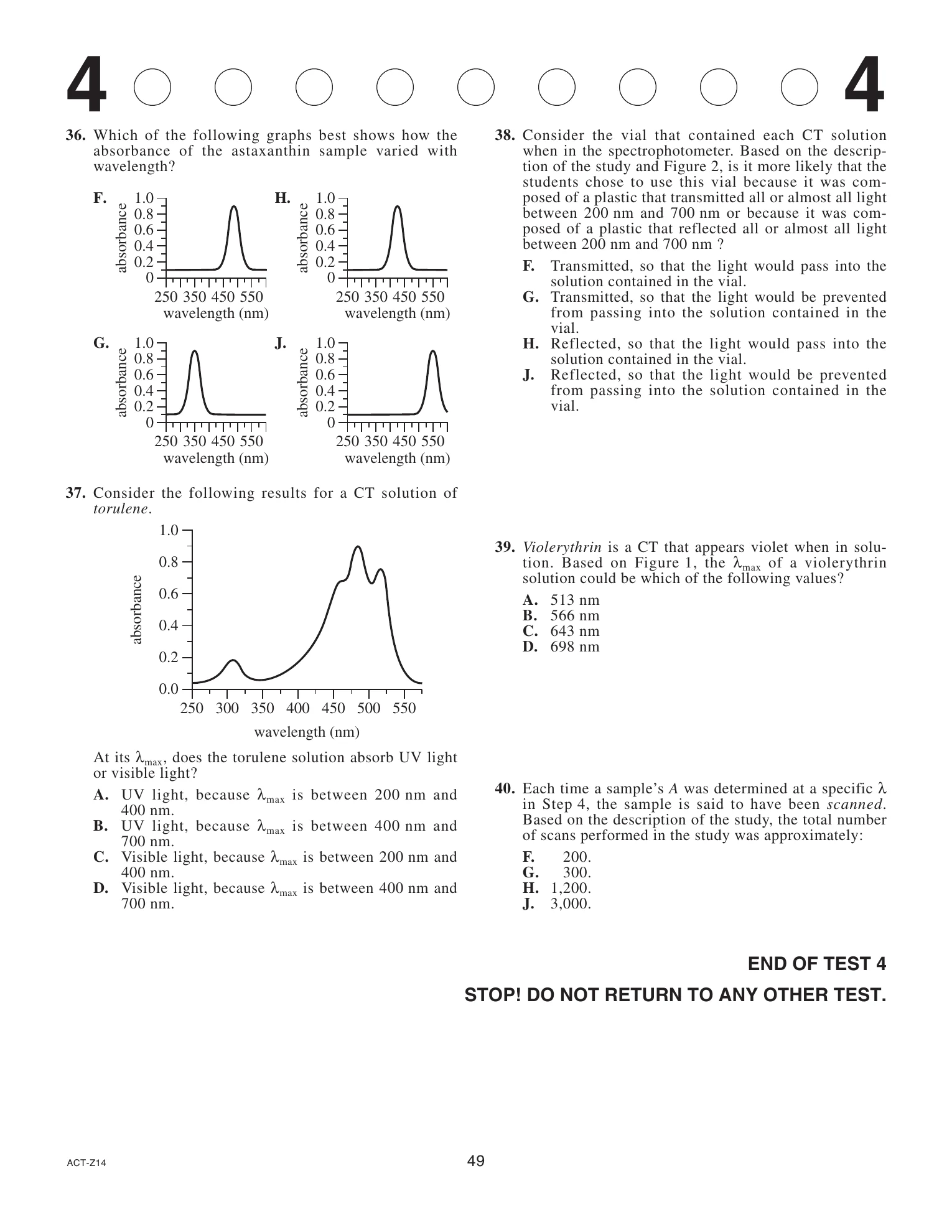Source page for act-february-2025-form-z14-science-036