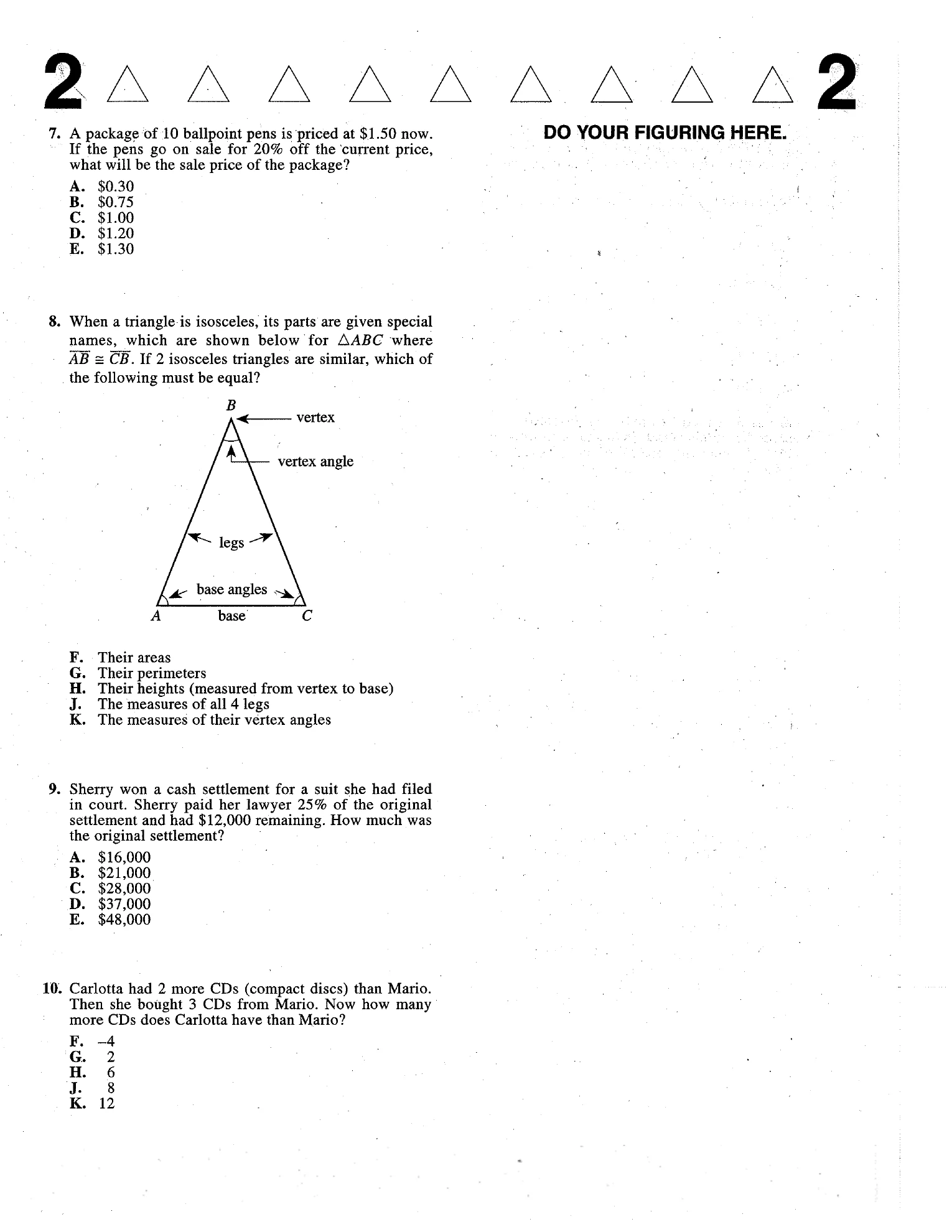 Source page for act-january-2002-form-55c-math-010