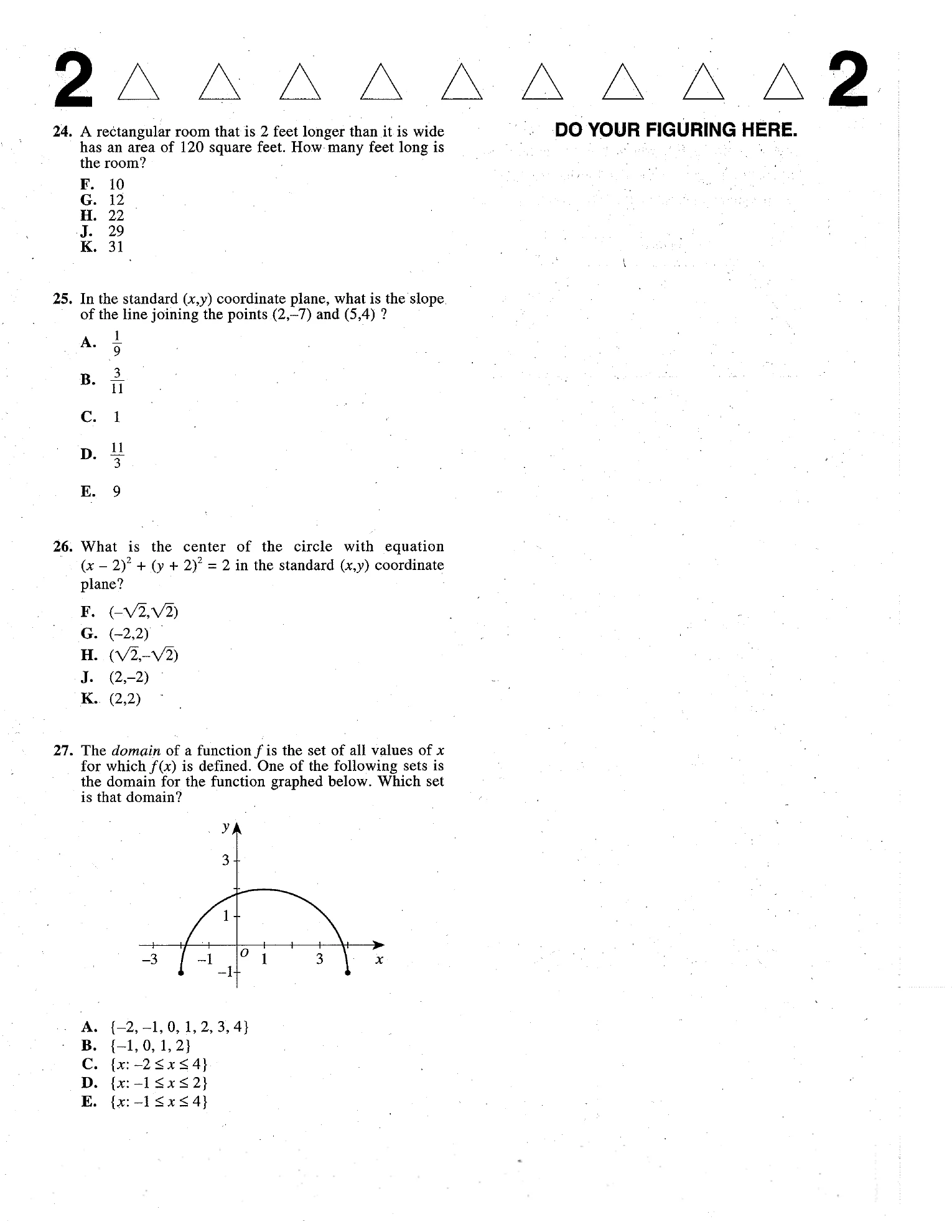 Source page for act-january-2002-form-55c-math-001