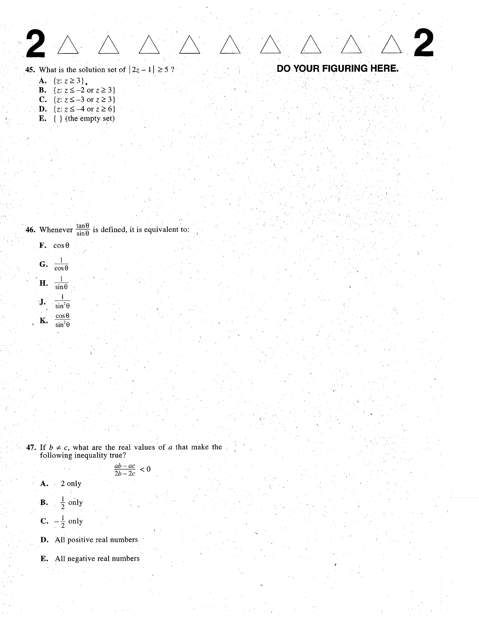 Source page for act-january-2002-form-55c-math-046