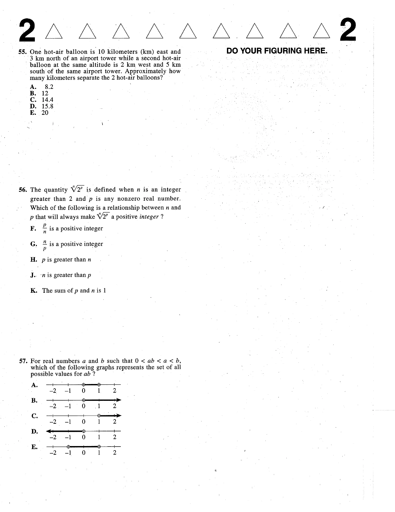 Source page for act-january-2002-form-55c-math-056