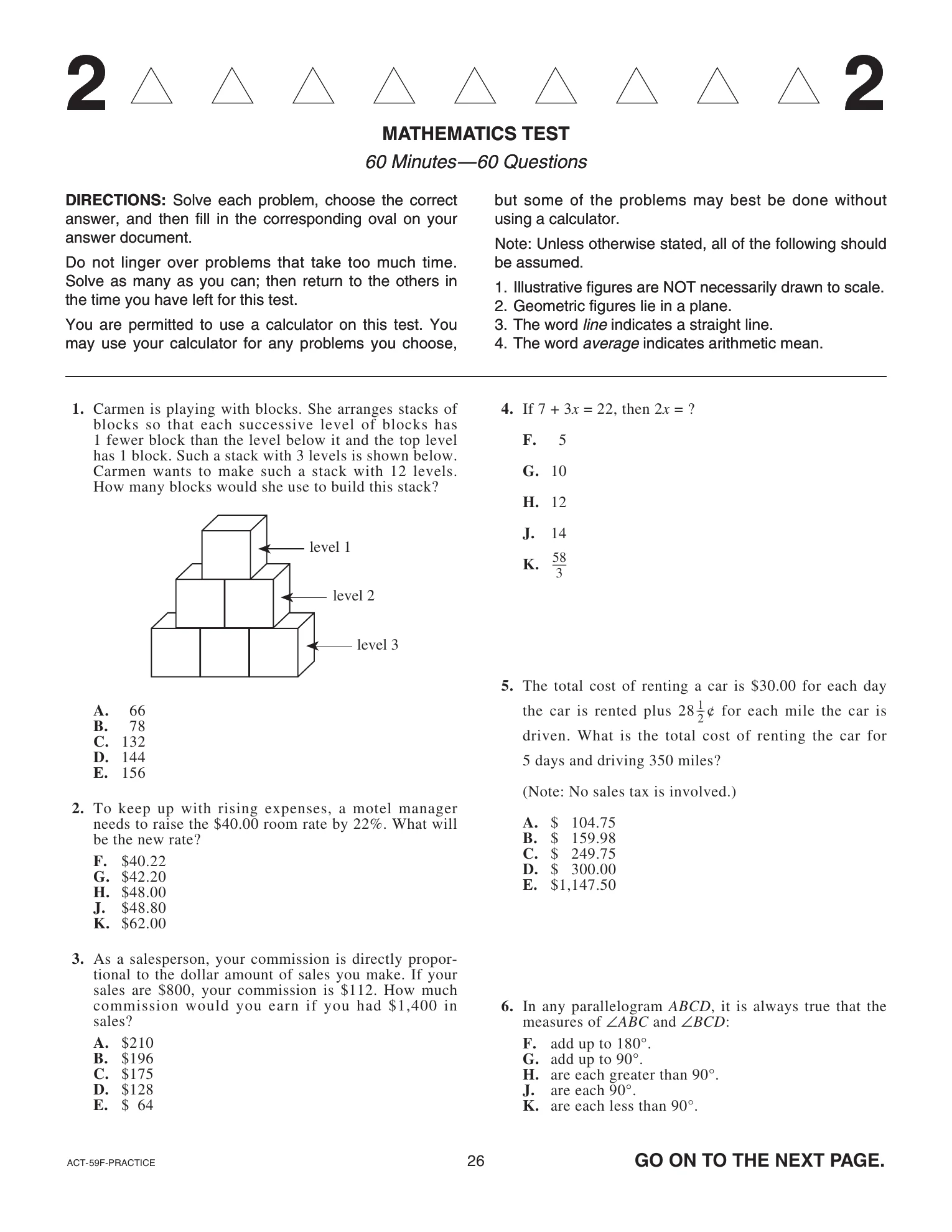 Source page for act-january-2003-form-59f-math-007