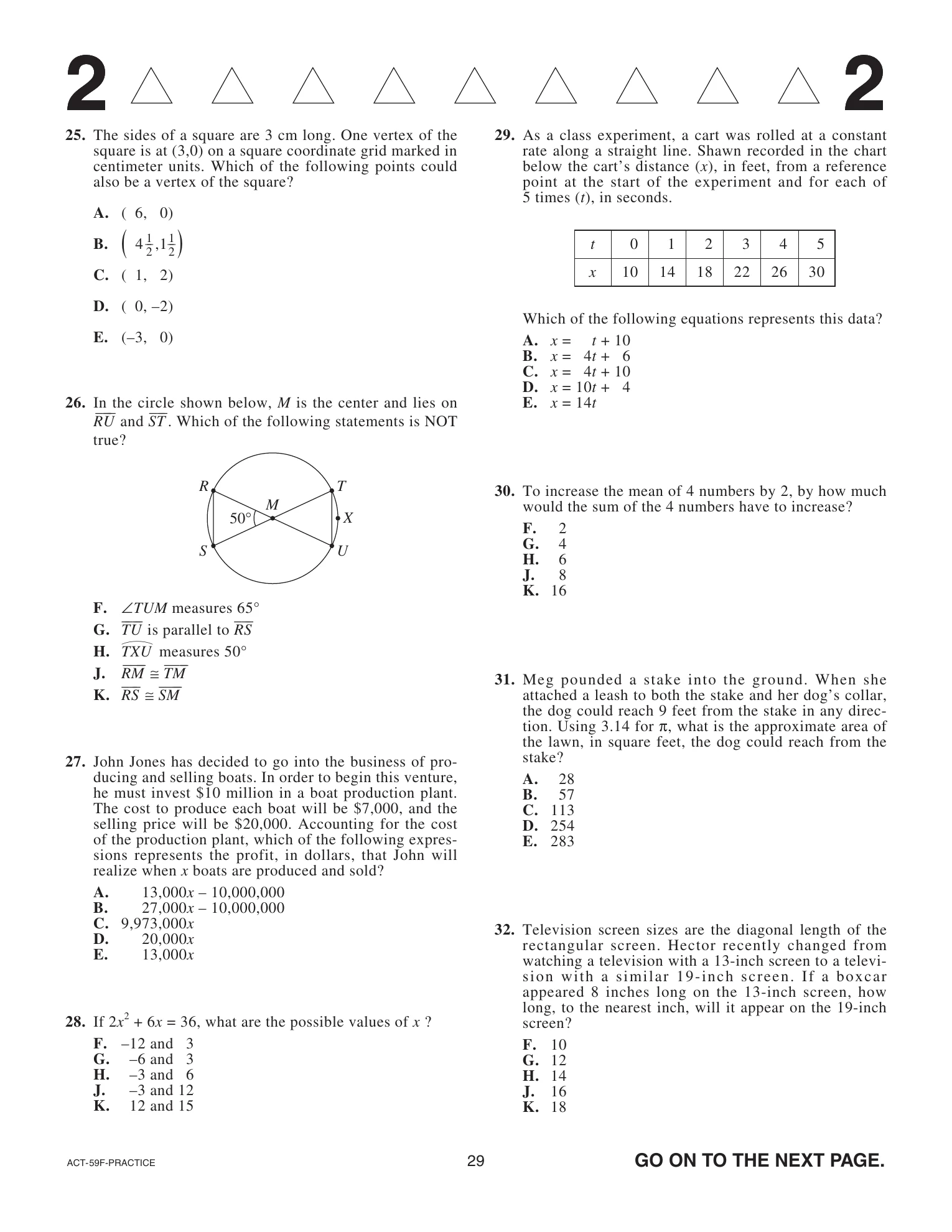 Source page for act-january-2003-form-59f-math-032