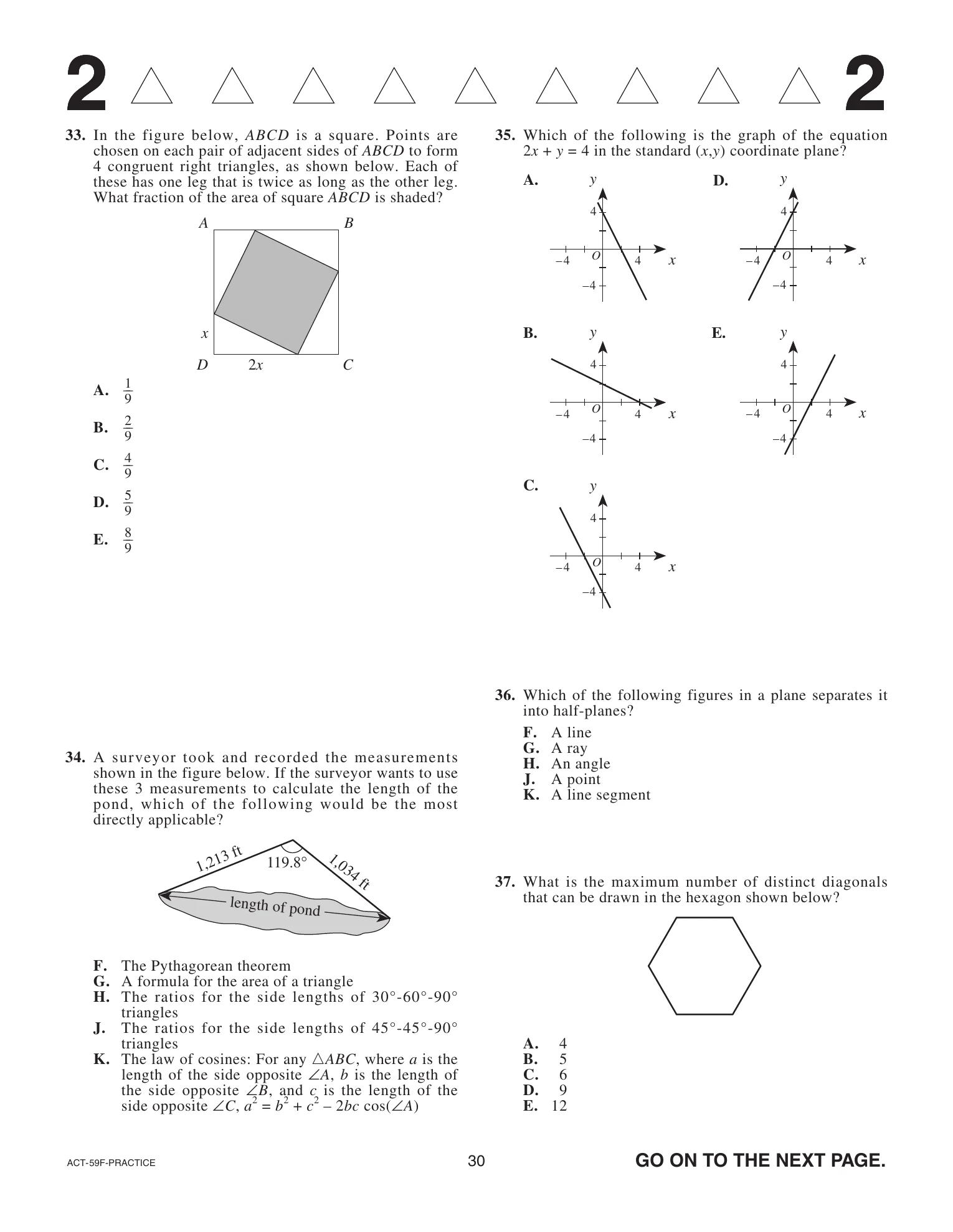 Source page for act-january-2003-form-59f-math-035
