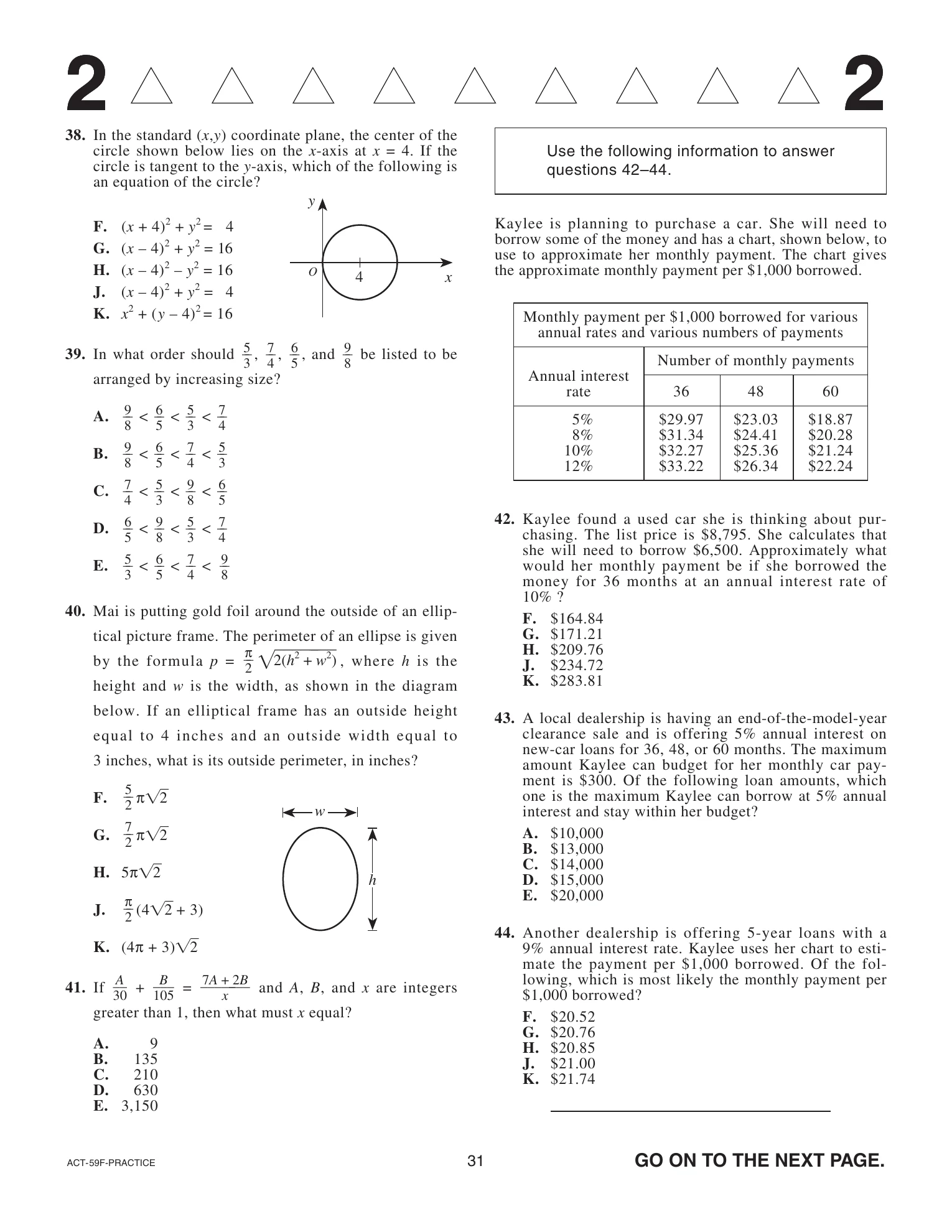 Source page for act-january-2003-form-59f-math-044