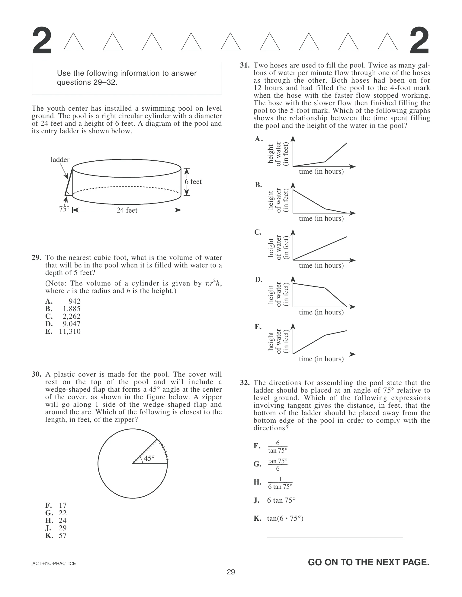 Source page for act-january-2006-form-61c-math-031