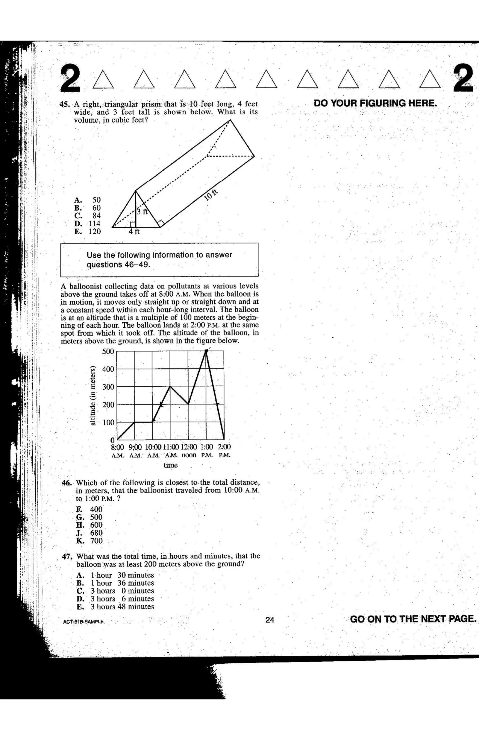 Source page for act-january-2008-form-61b-math-047
