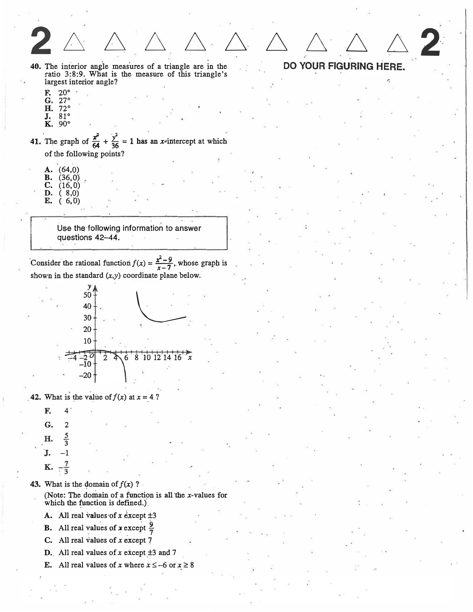 Source page for act-january-2009-form-61f-math-041