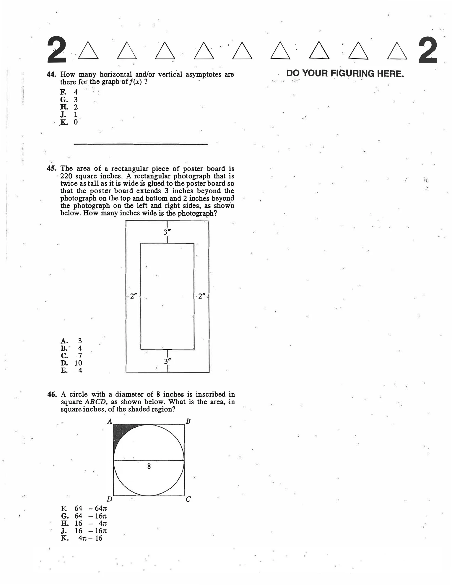 Source page for act-january-2009-form-61f-math-045