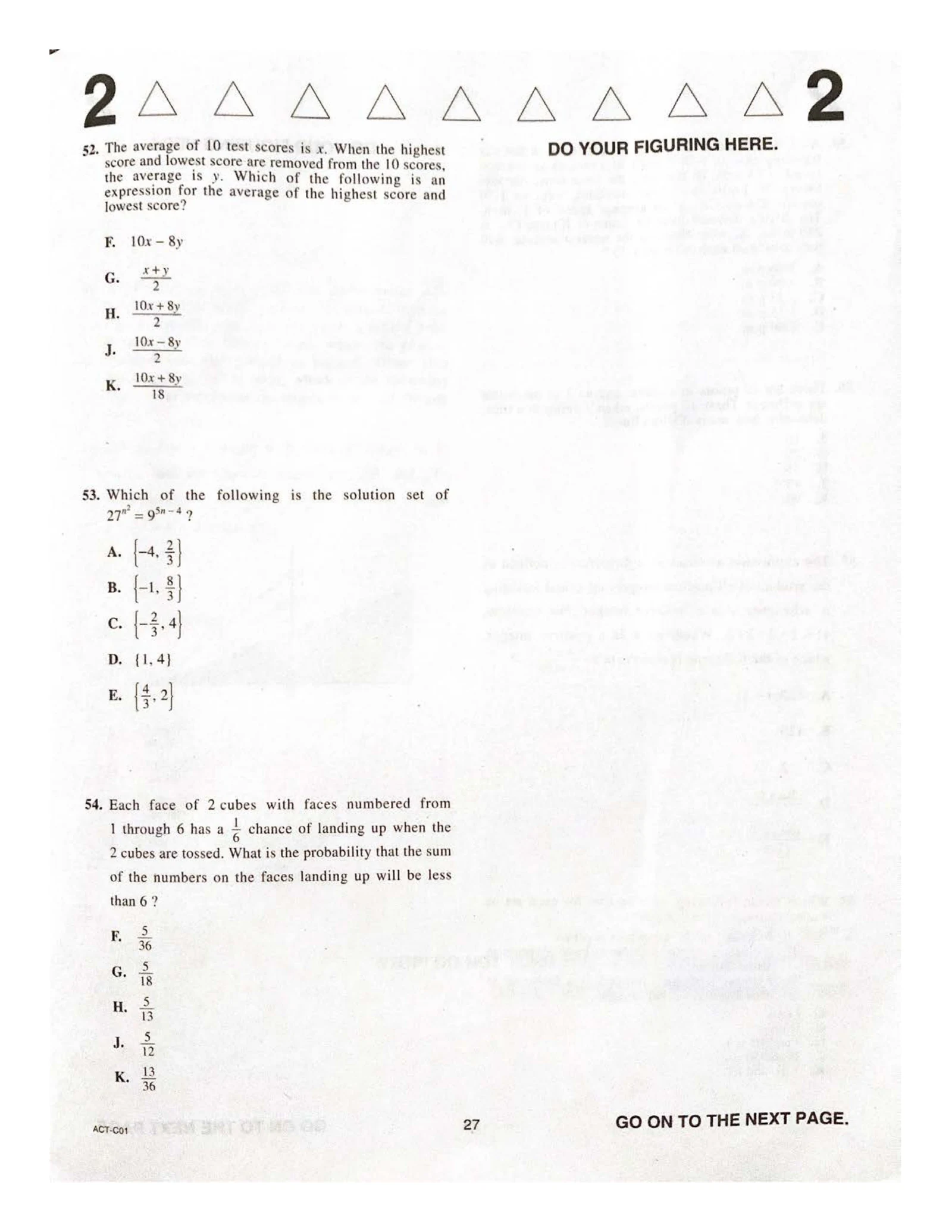 Source page for act-july-2020-form-c01-math-052