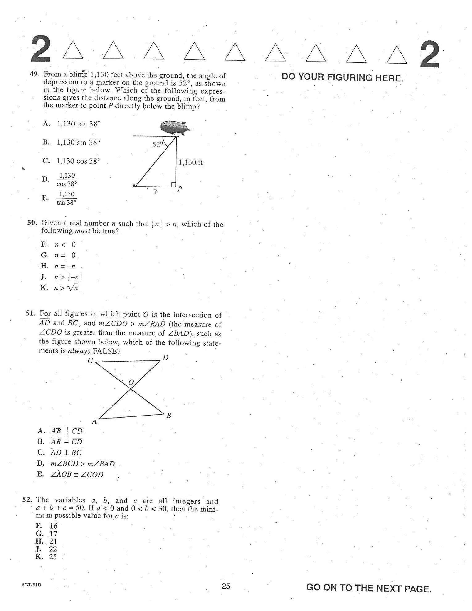 Source page for act-june-2005-form-61d-math-049