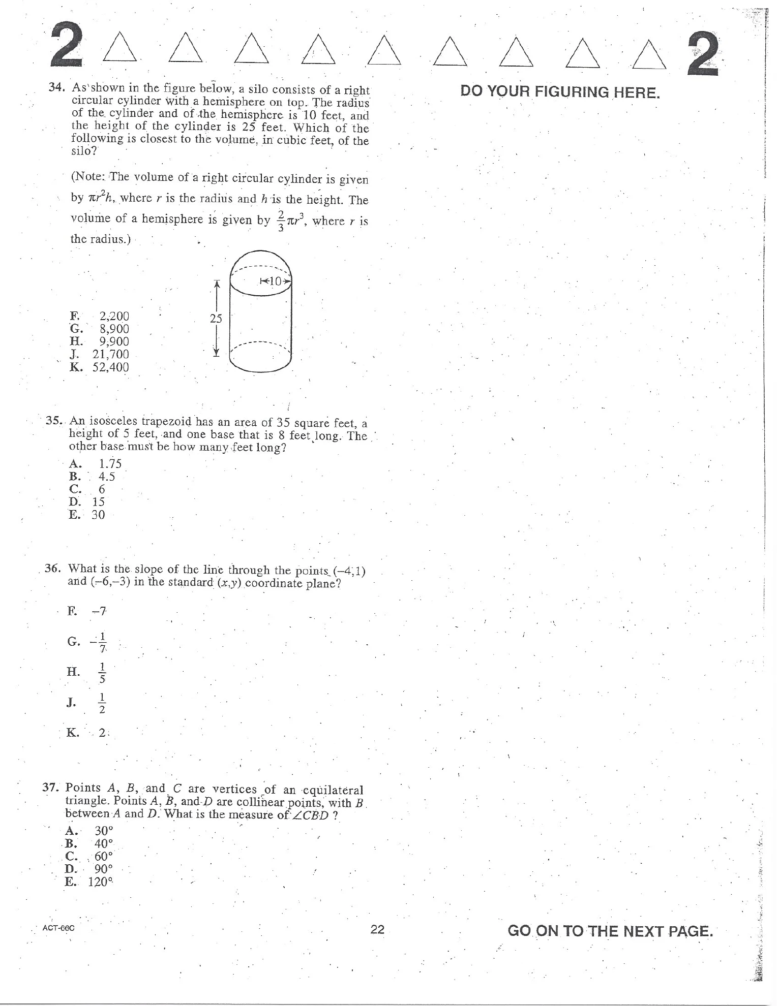 Source page for act-june-2008-form-66c-math-001
