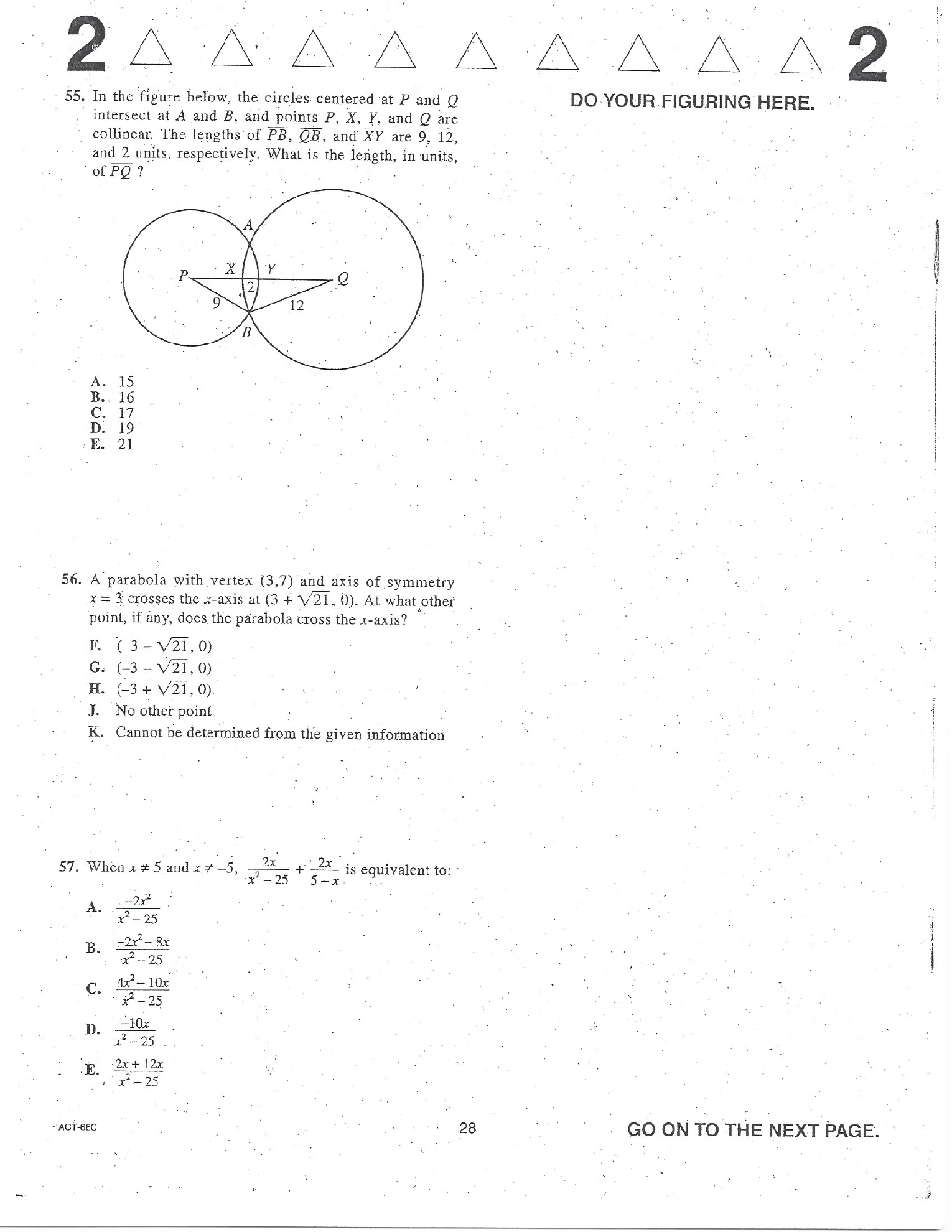 Source page for act-june-2008-form-66c-math-003