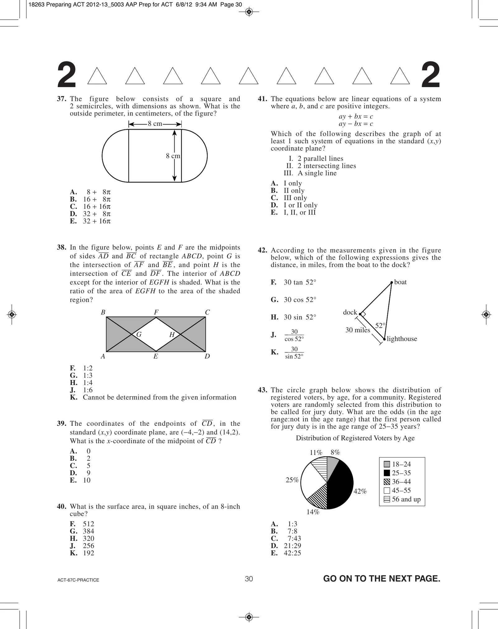 Source page for act-june-2009-form-67c-math-042