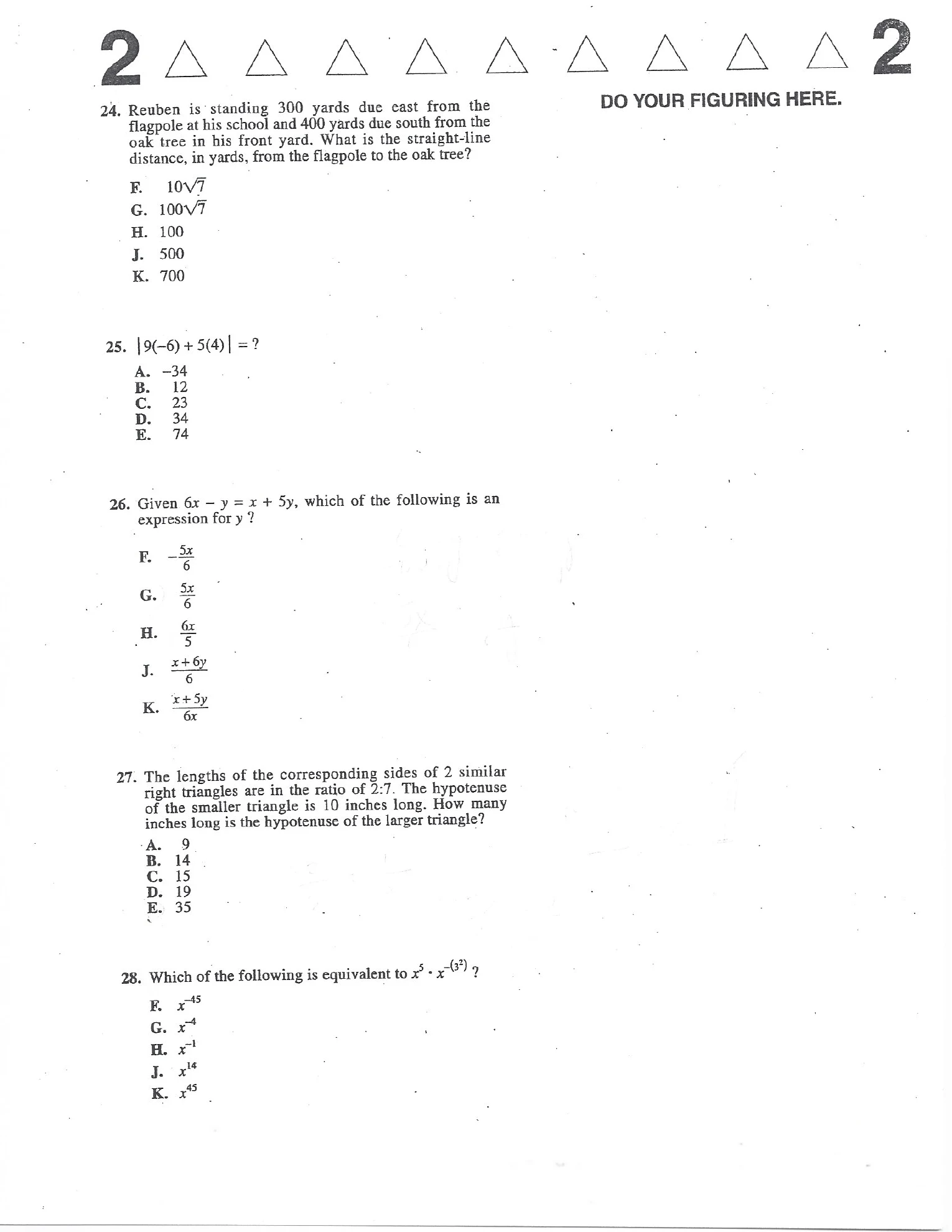Source page for act-june-2010-form-68c-math-028