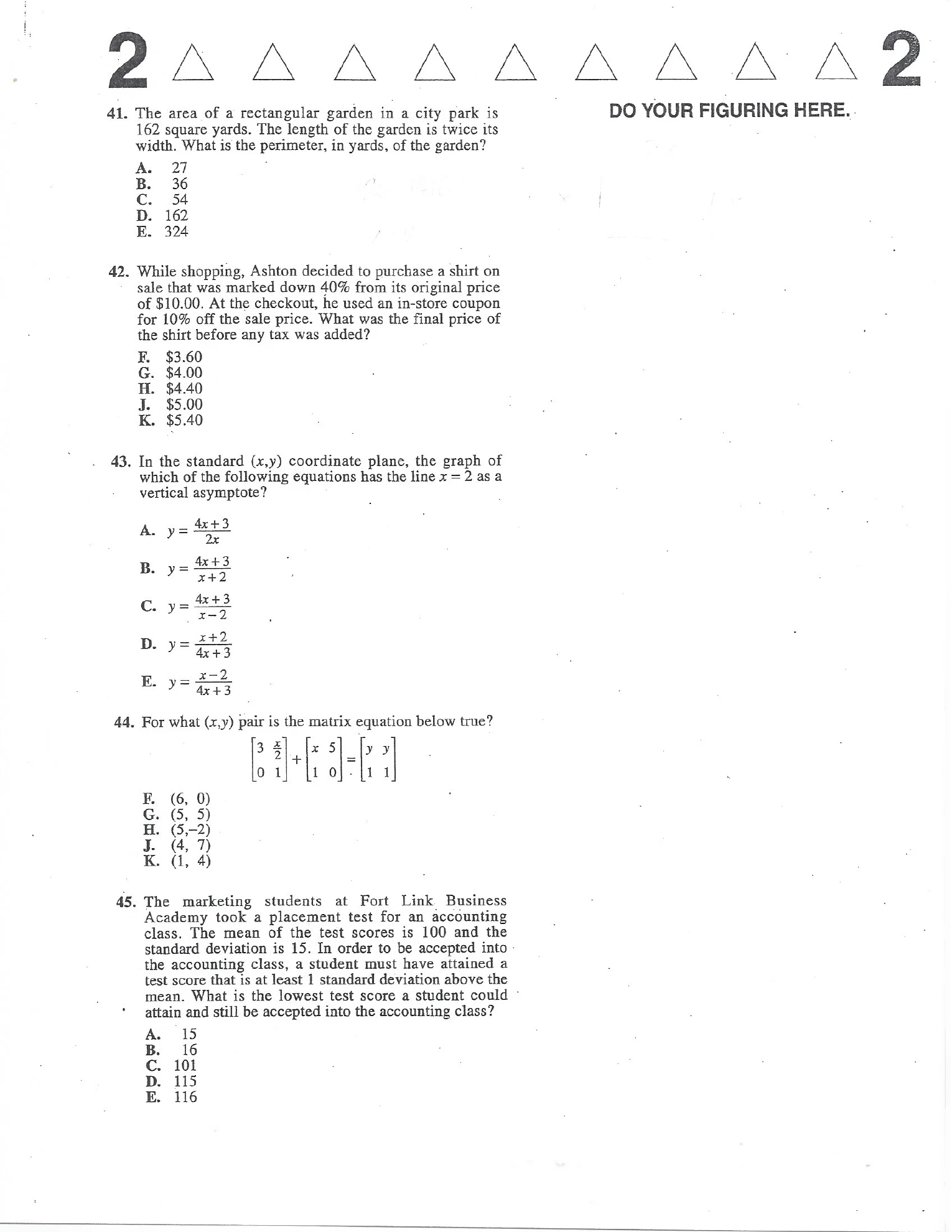 Source page for act-june-2010-form-68c-math-043