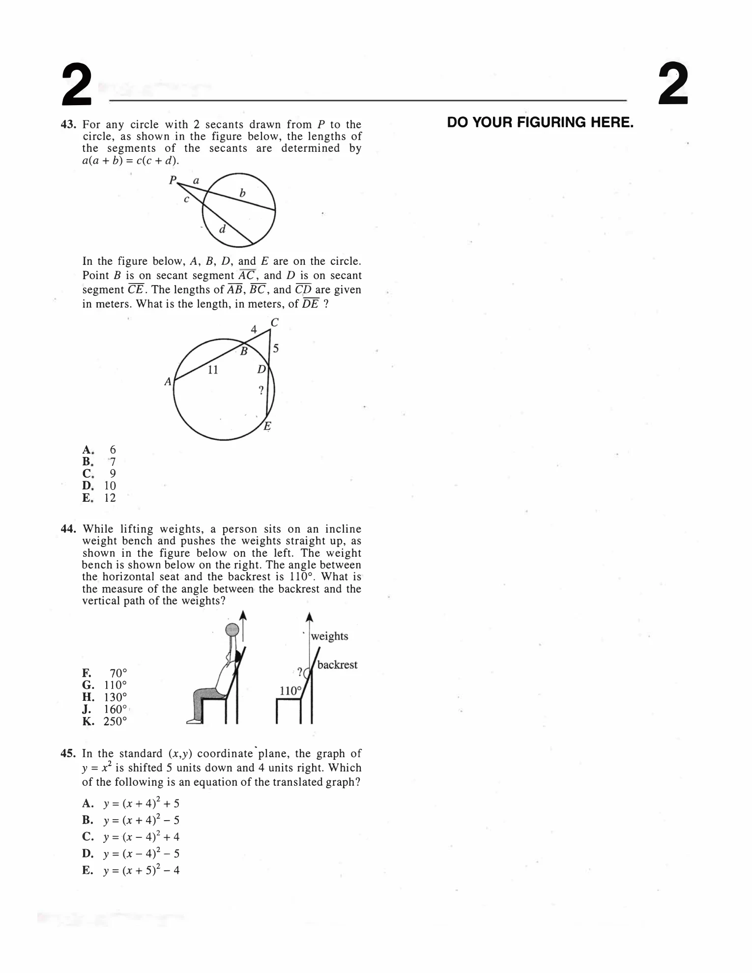 Source page for act-june-2011-form-69f-math-043