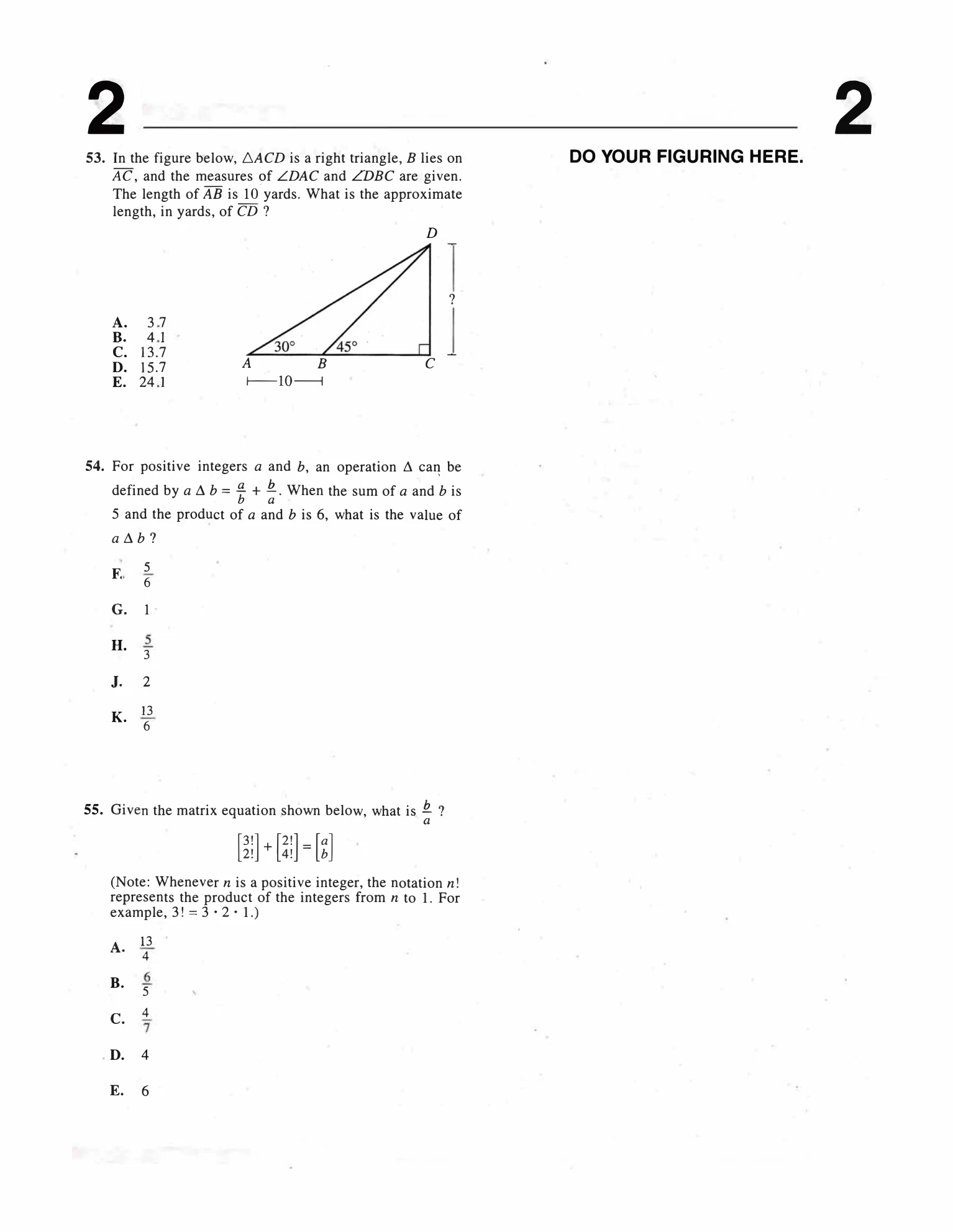 Source page for act-june-2011-form-69f-math-053