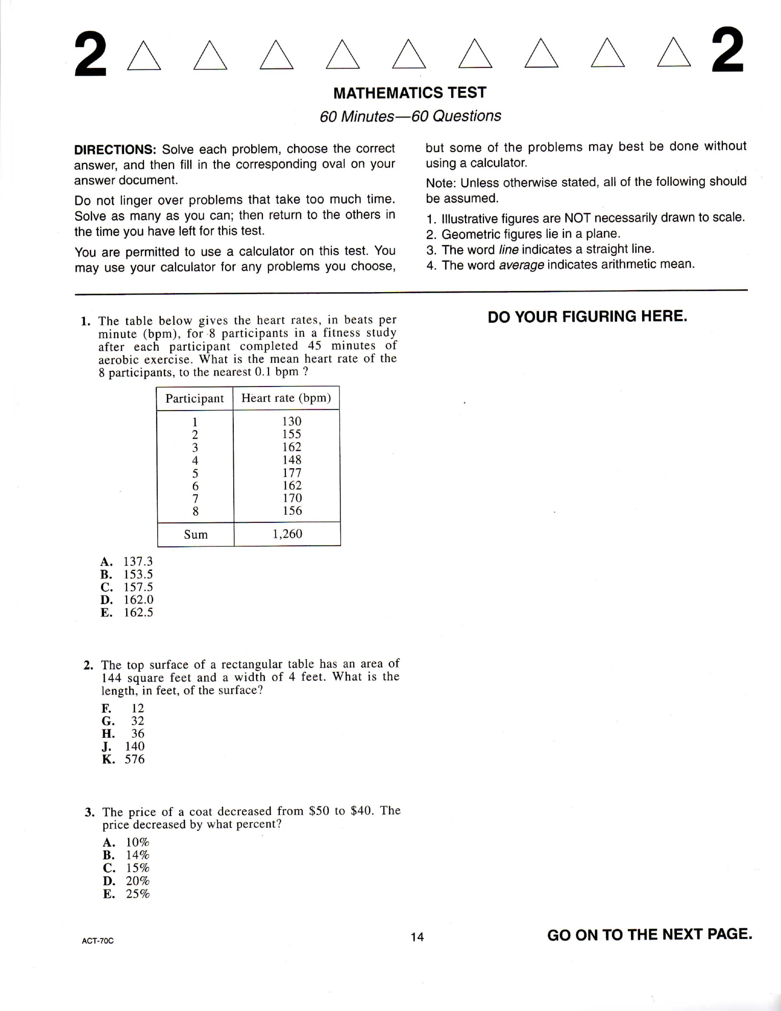 Source page for act-june-2012-form-70c-math-001