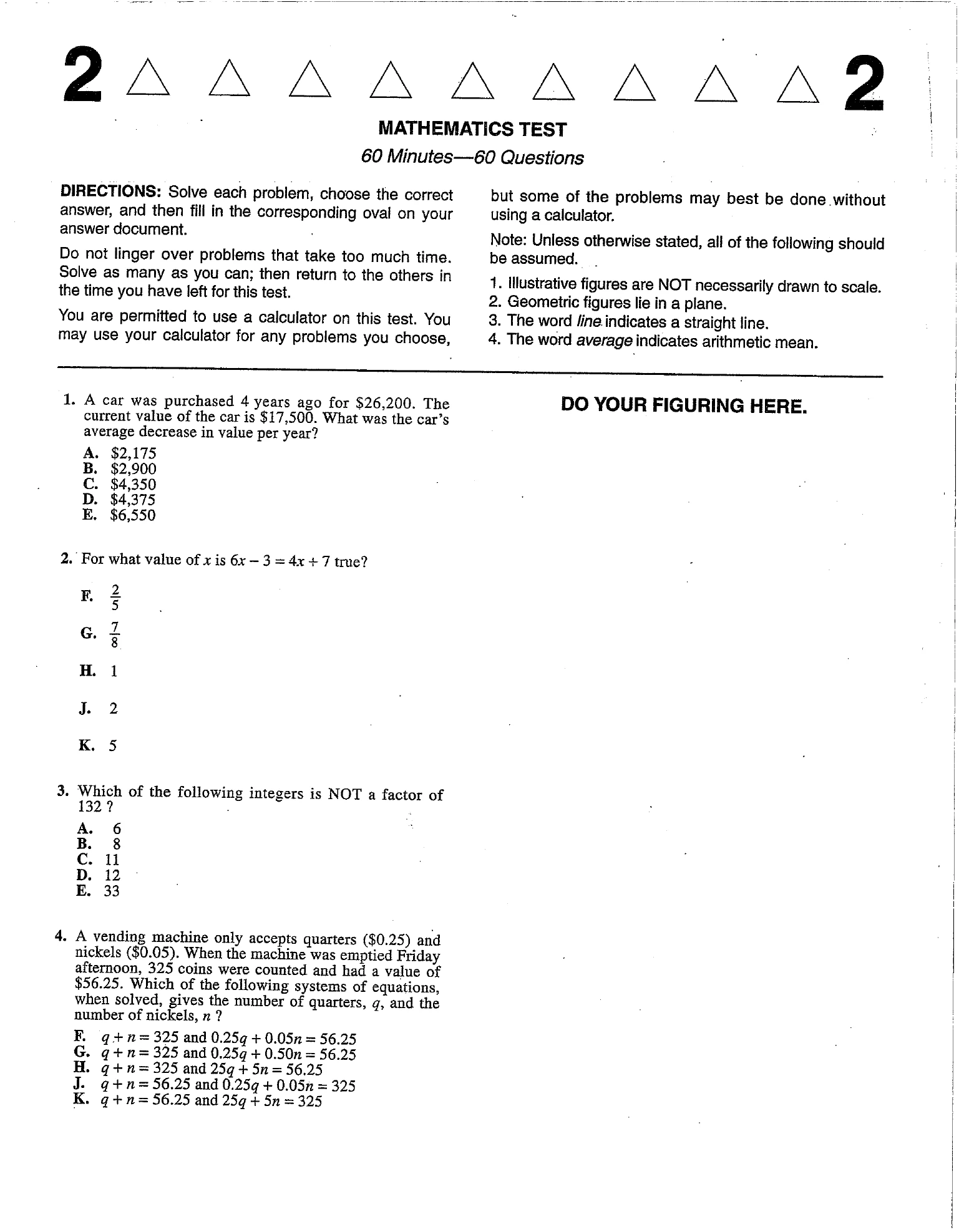 Source page for act-june-2013-form-71c-math-003