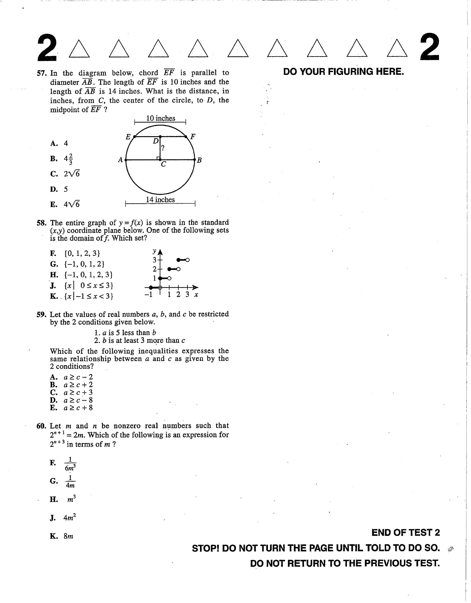 Source page for act-june-2013-form-71c-math-001