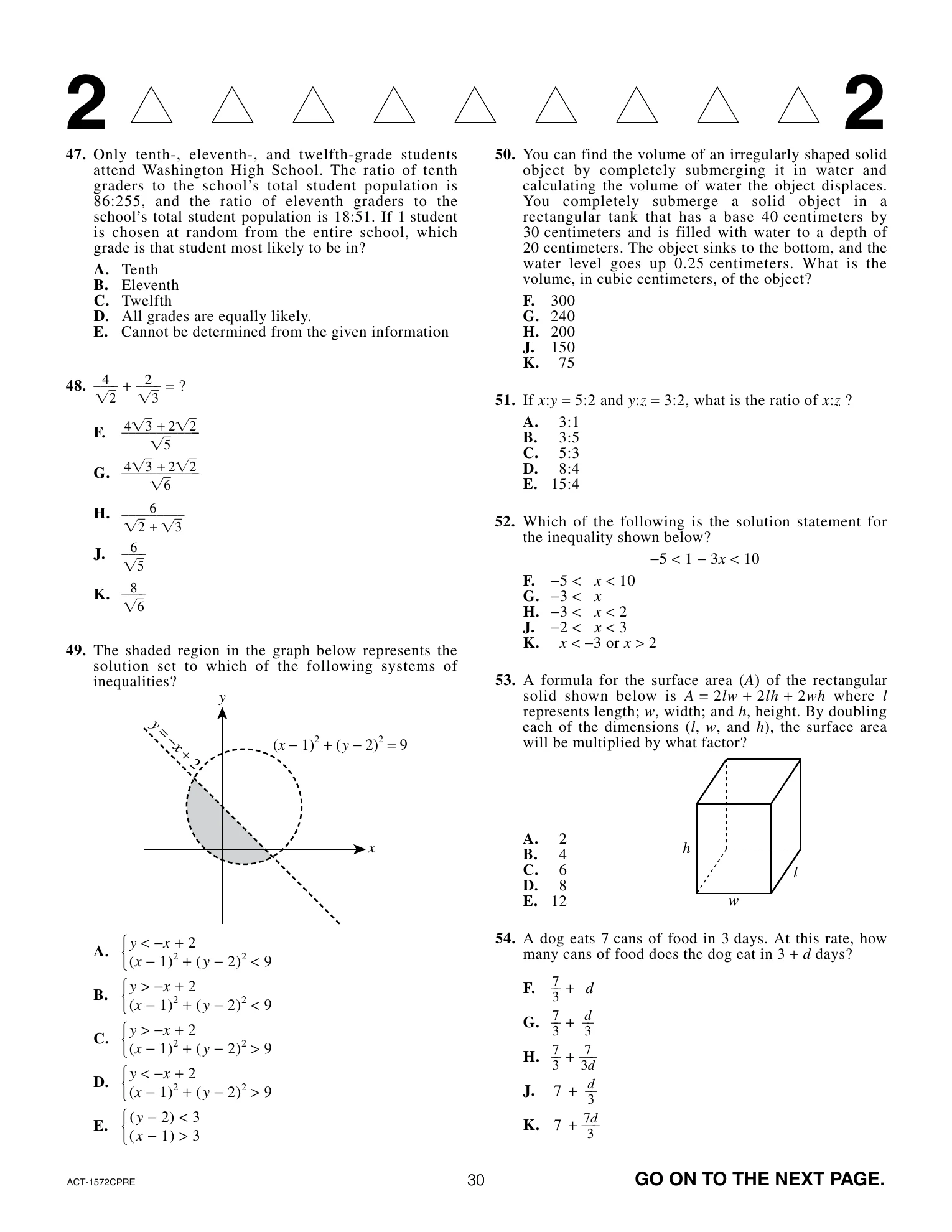 Source page for act-june-2014-form-72c-math-048
