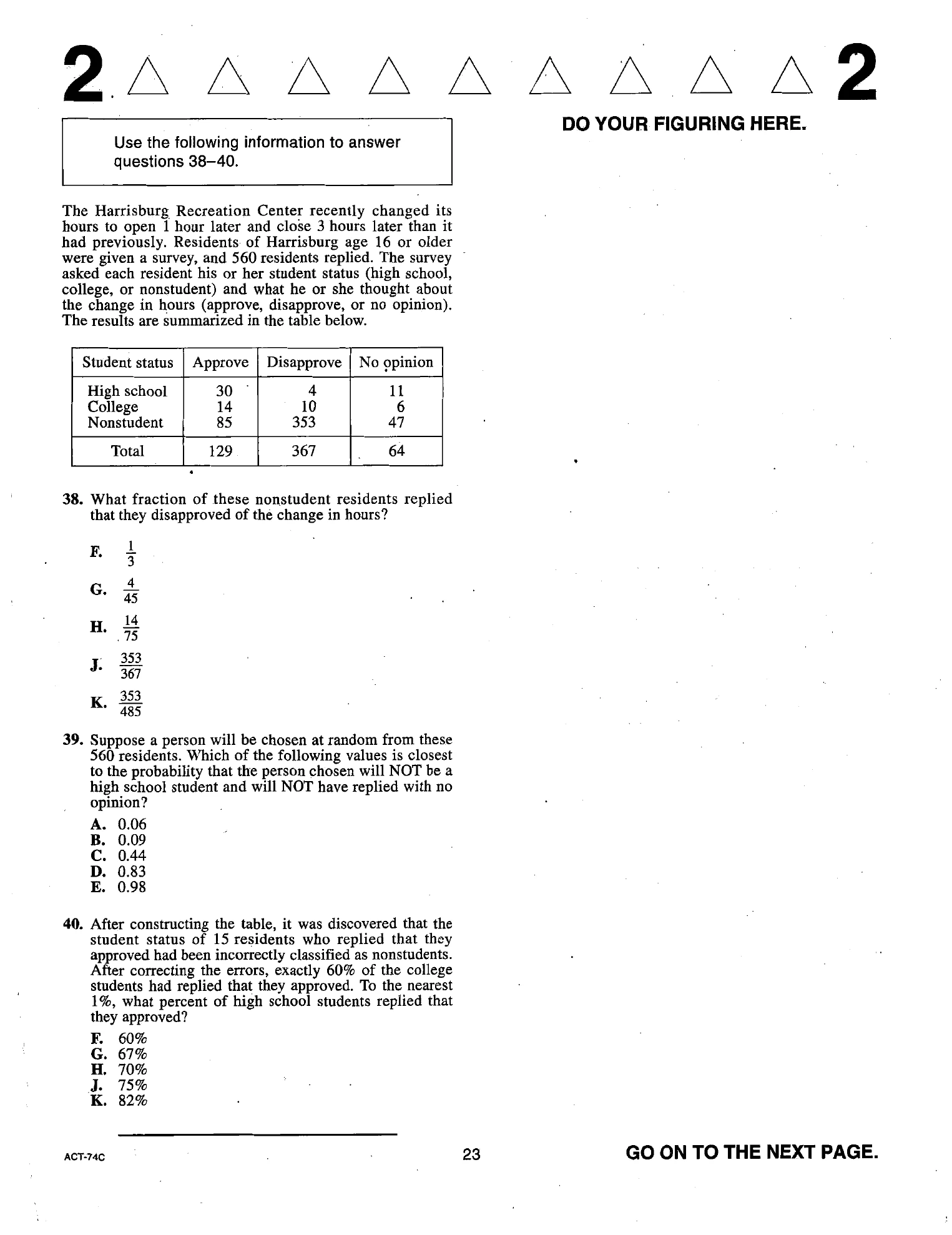 Source page for act-june-2017-form-74c-math-038