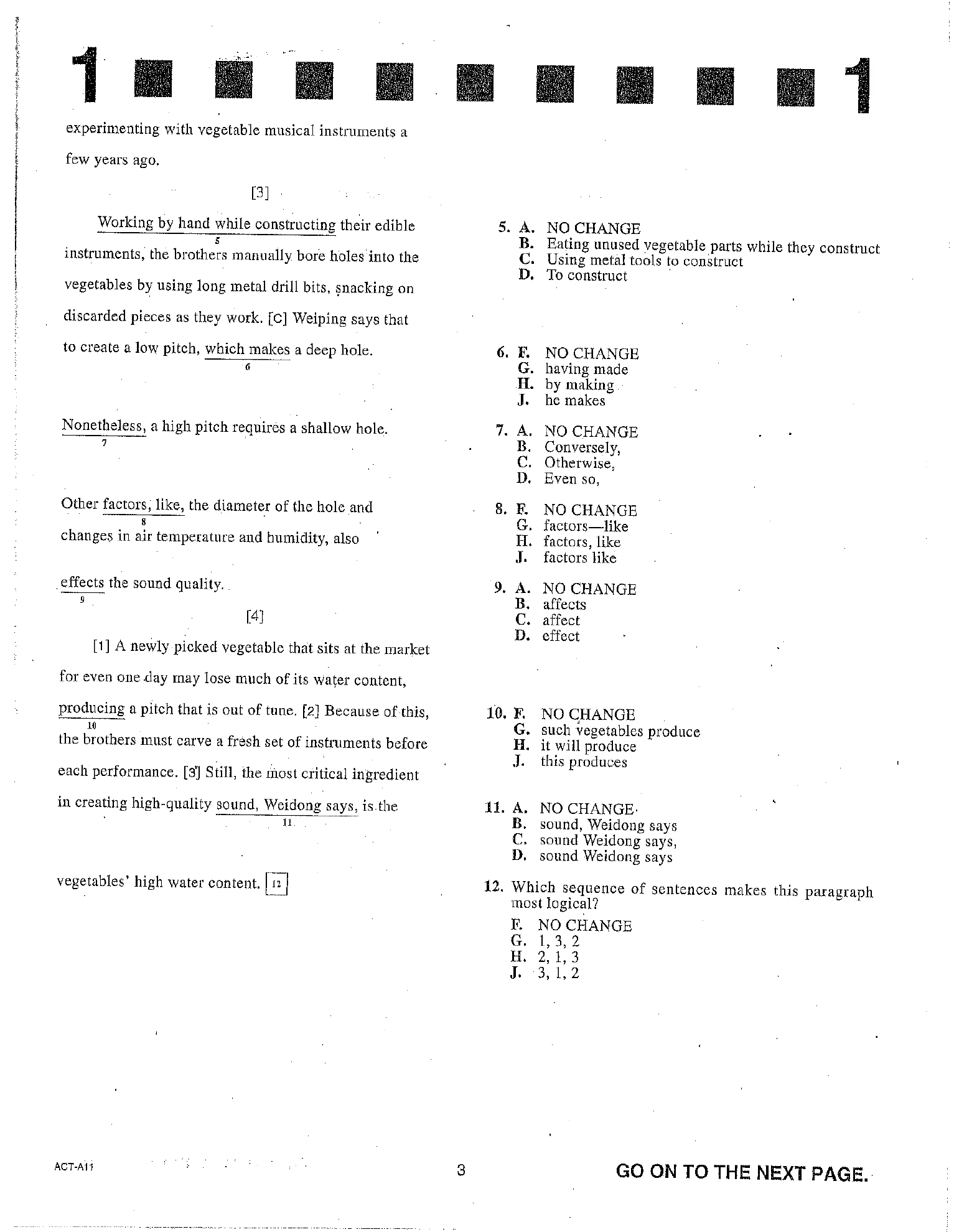 Source page for act-june-2018-form-a11-english-006