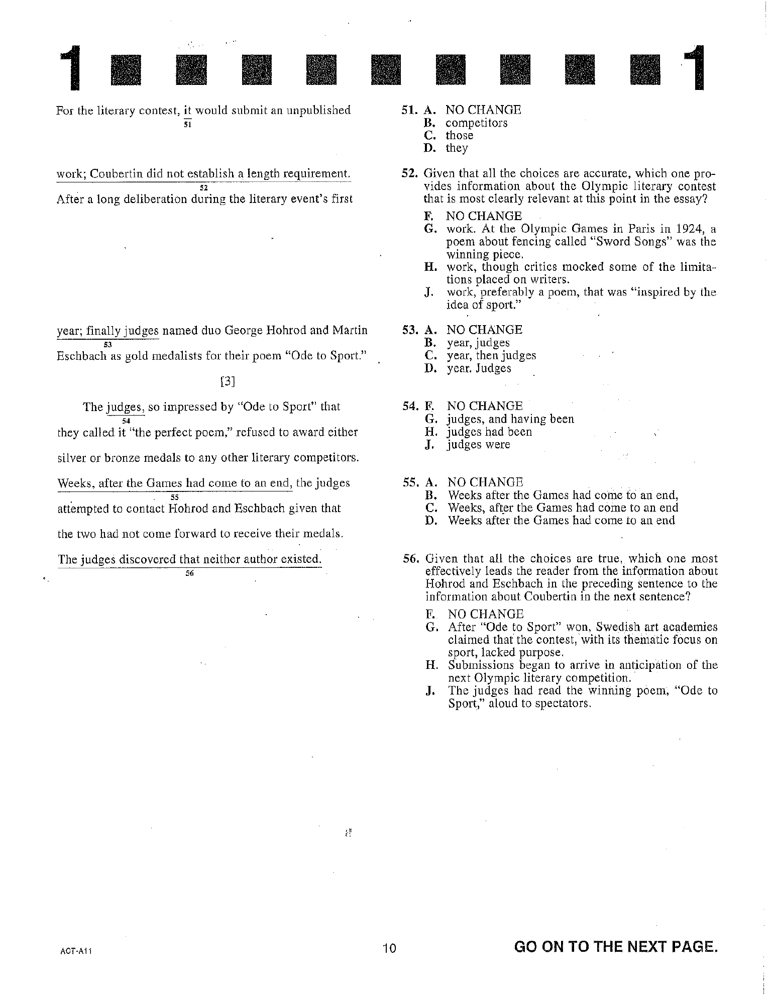 Source page for act-june-2018-form-a11-english-051