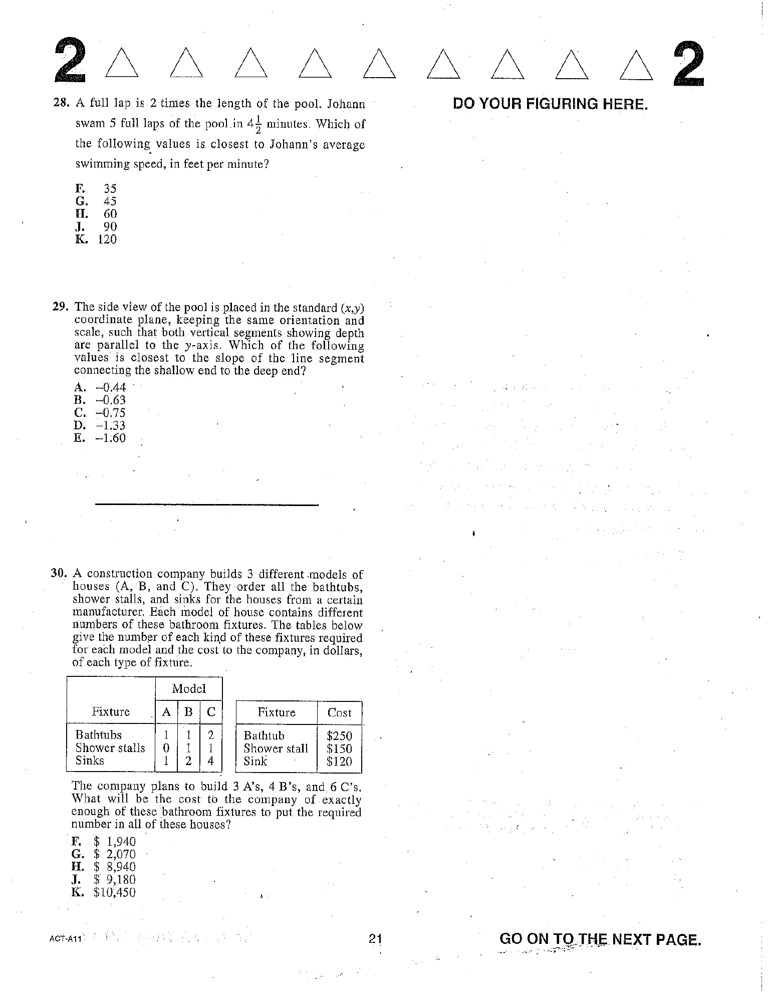 Source page for act-june-2018-form-a11-math-028