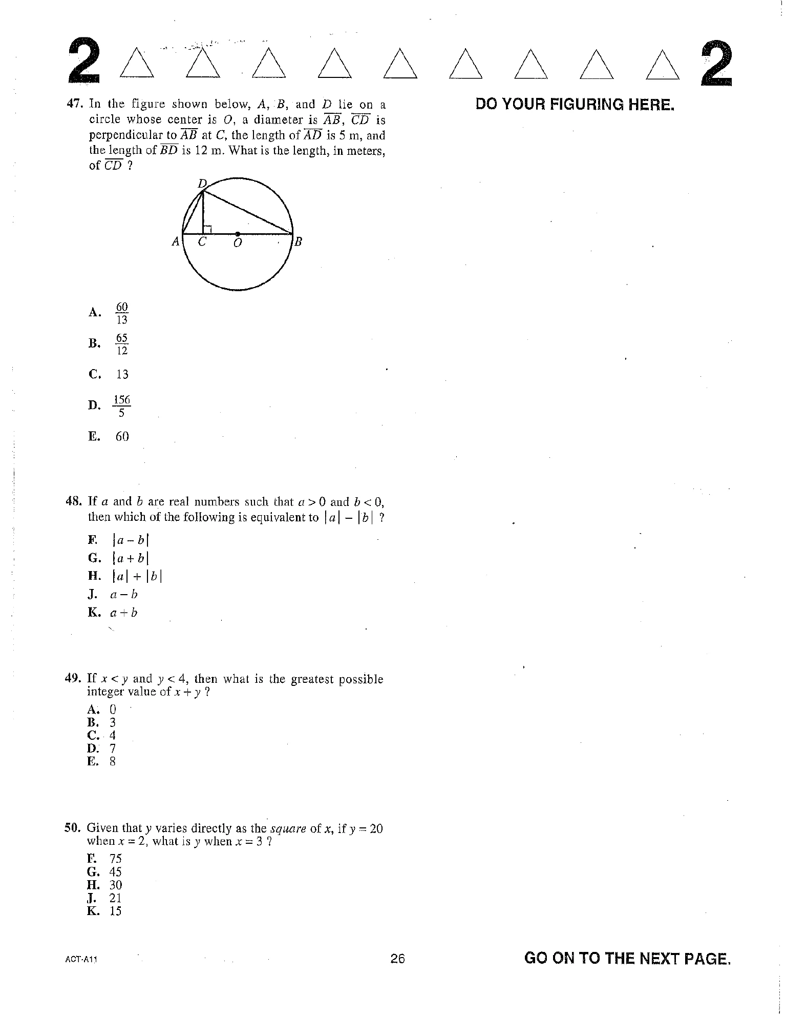 Source page for act-june-2018-form-a11-math-047