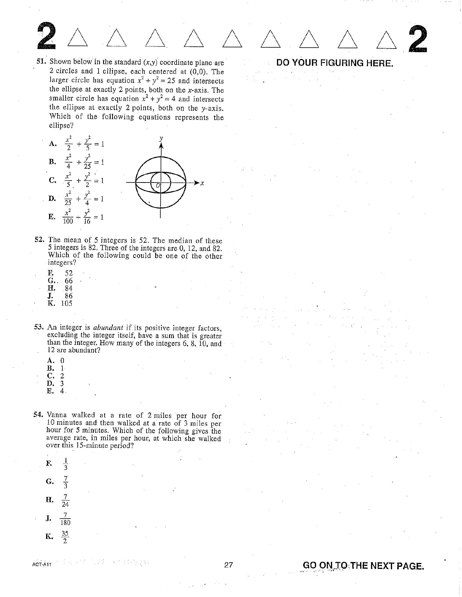 Source page for act-june-2018-form-a11-math-051