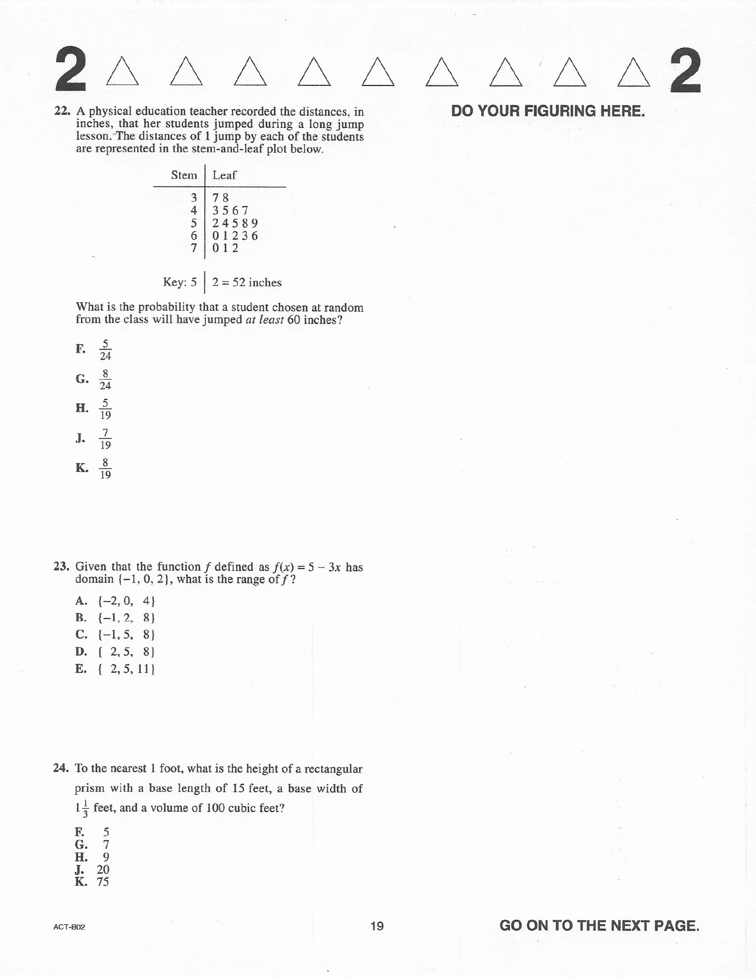 Source page for act-june-2019-form-b02-math-022