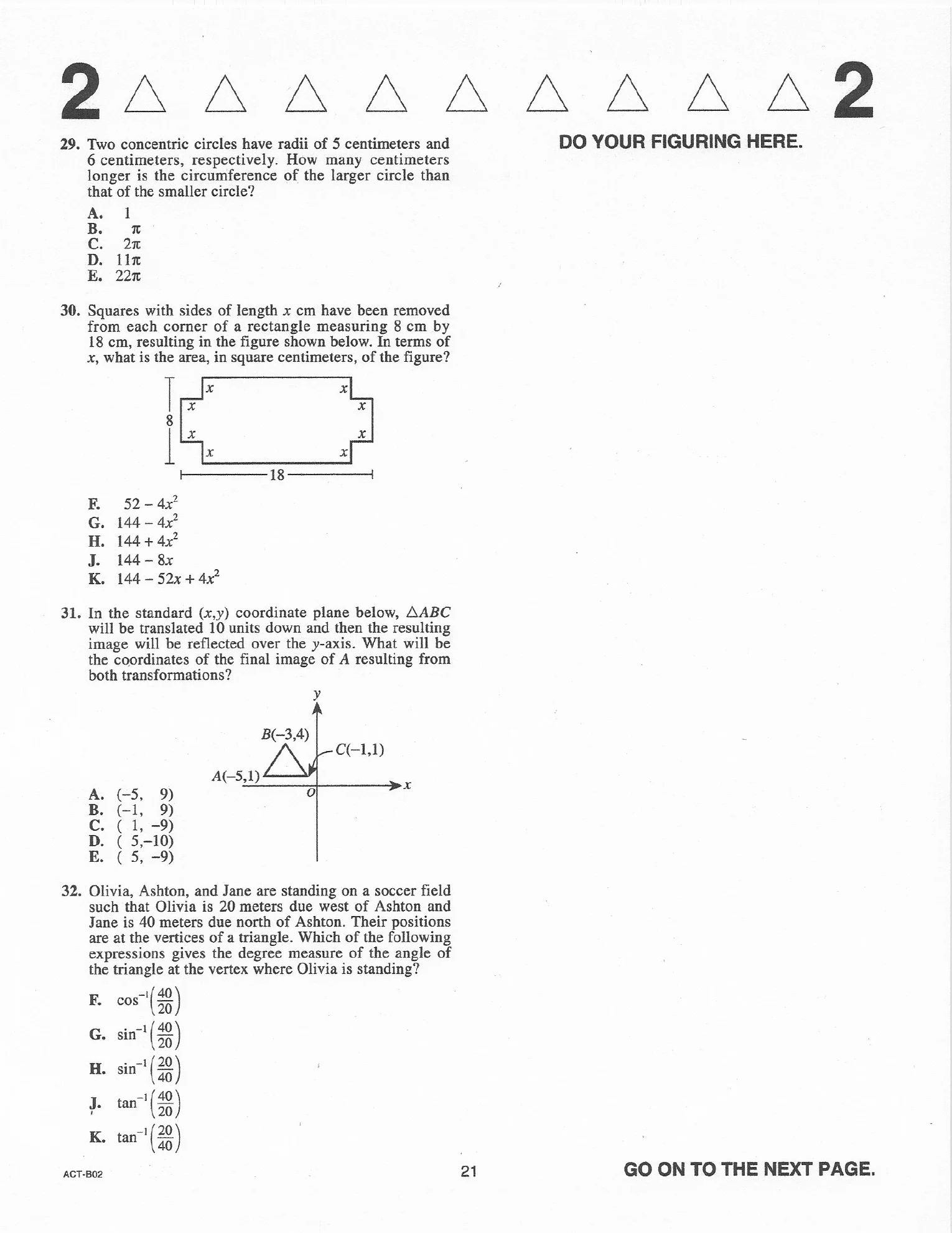 Source page for act-june-2019-form-b02-math-029