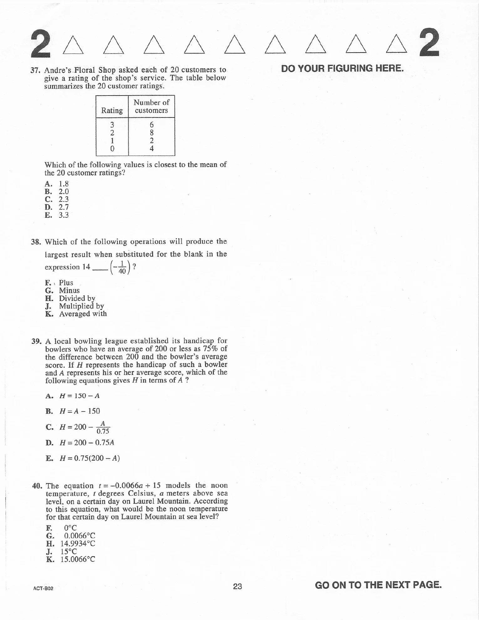 Source page for act-june-2019-form-b02-math-038