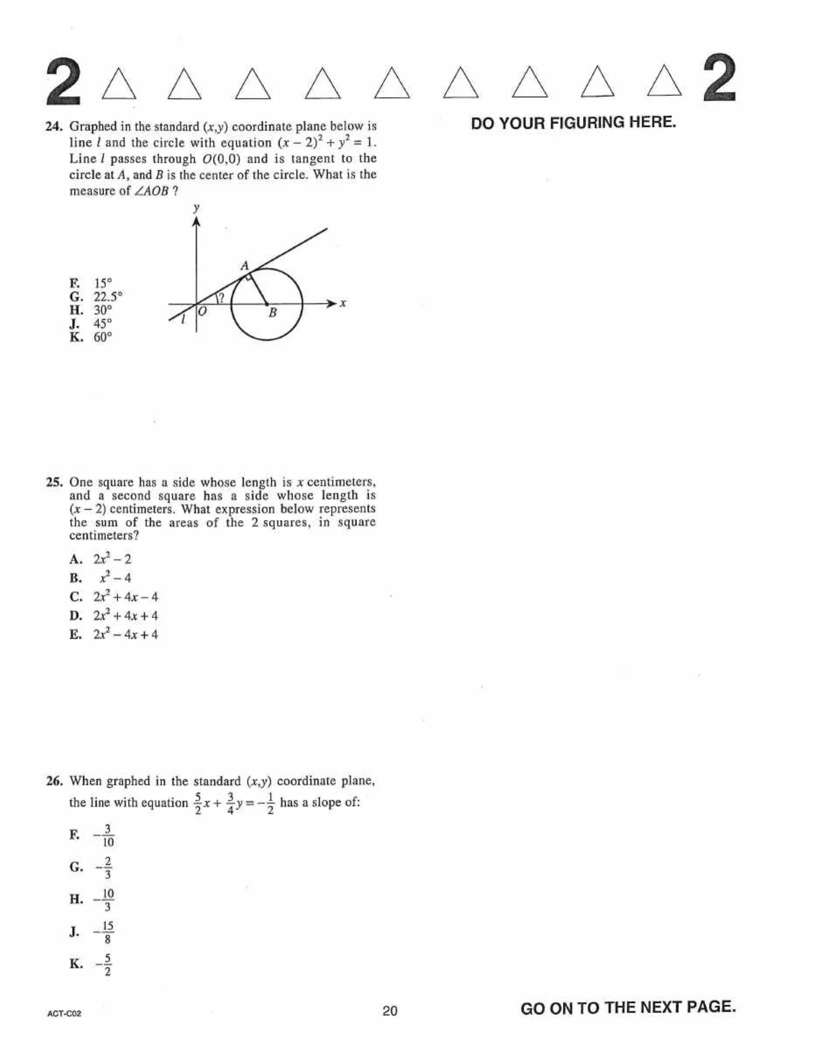 Source page for act-june-2020-form-c02-math-024