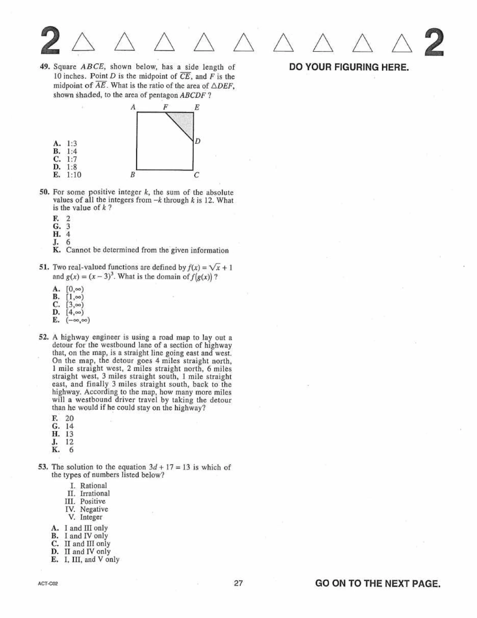 Source page for act-june-2020-form-c02-math-049