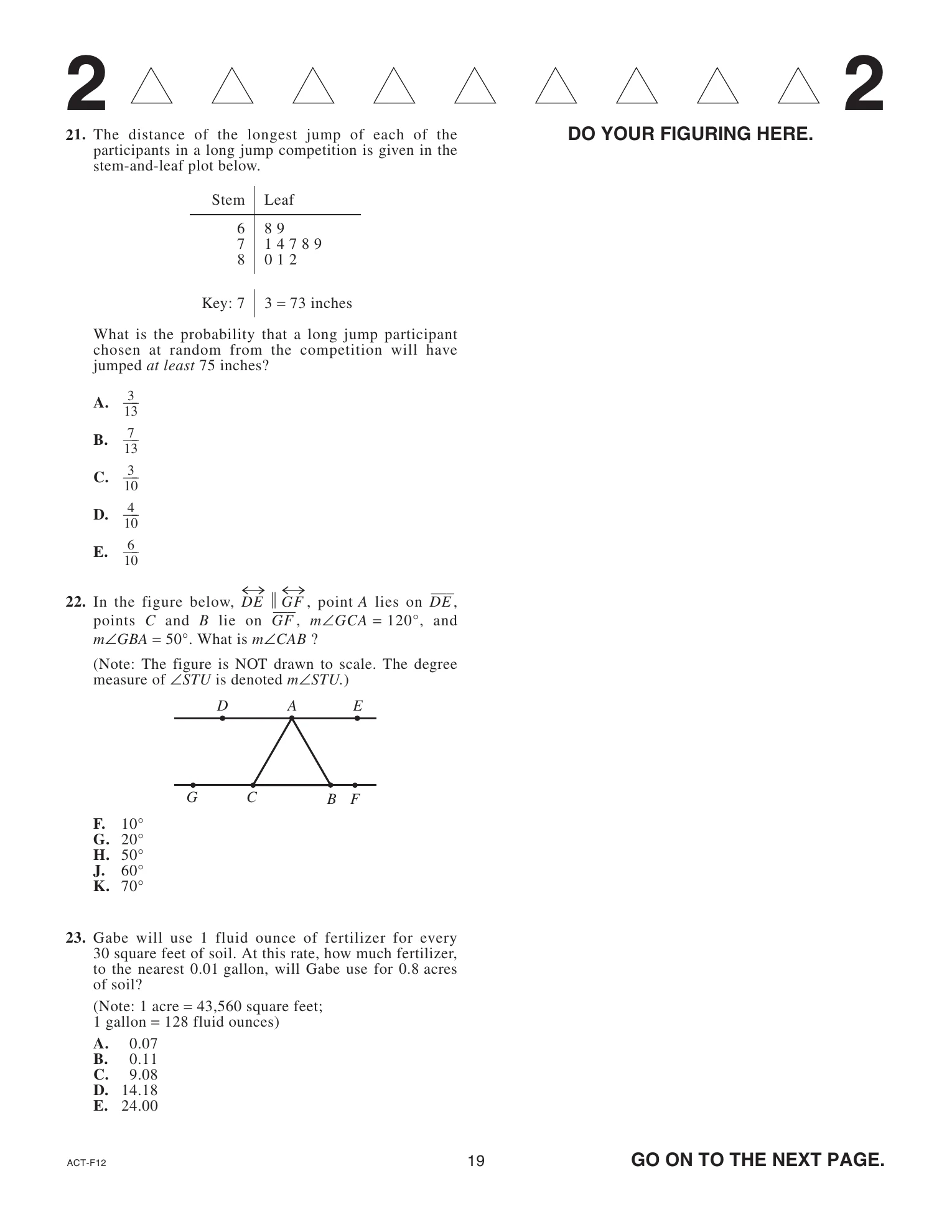 Source page for act-june-2023-form-f12-math-021