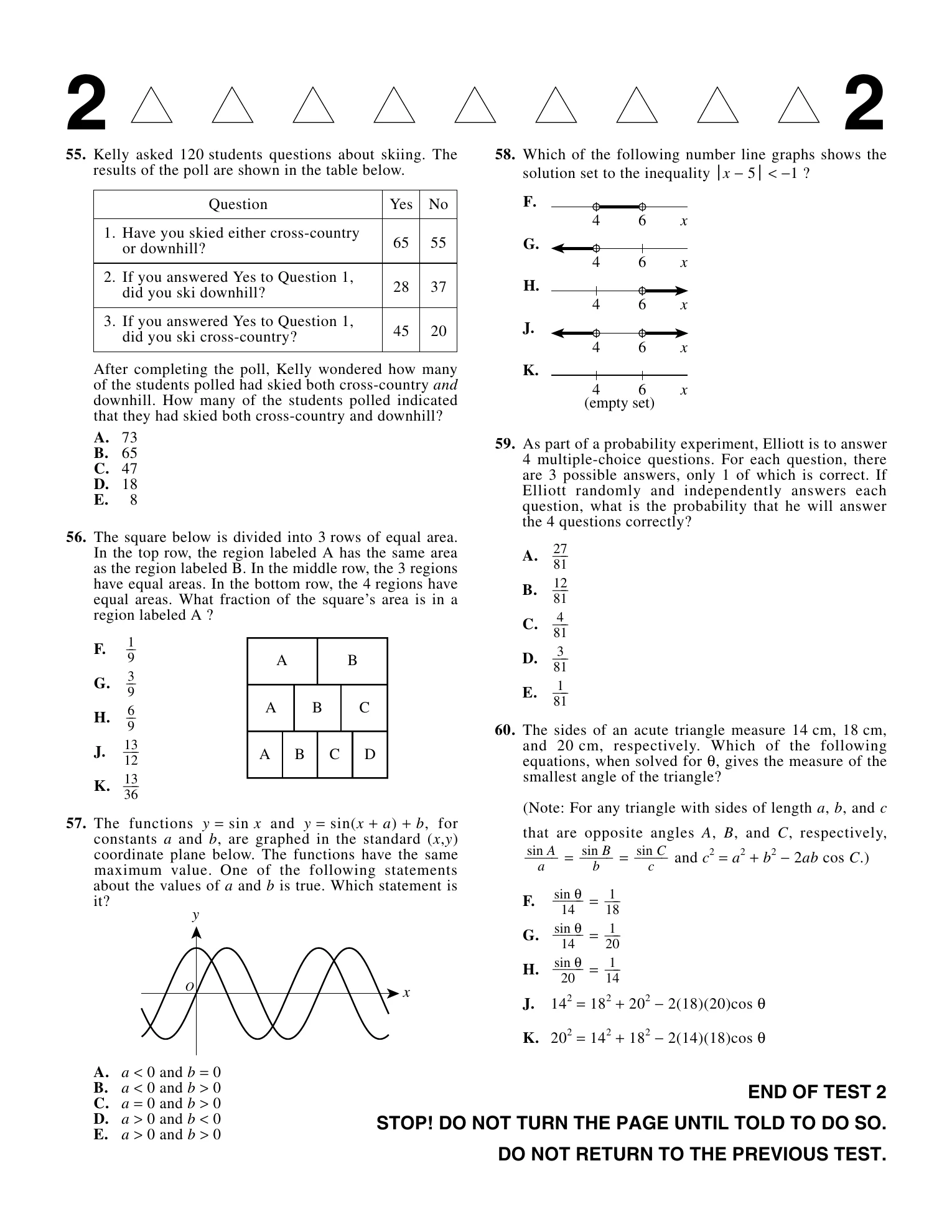 Source page for act-september-2015-form-72c-math-060
