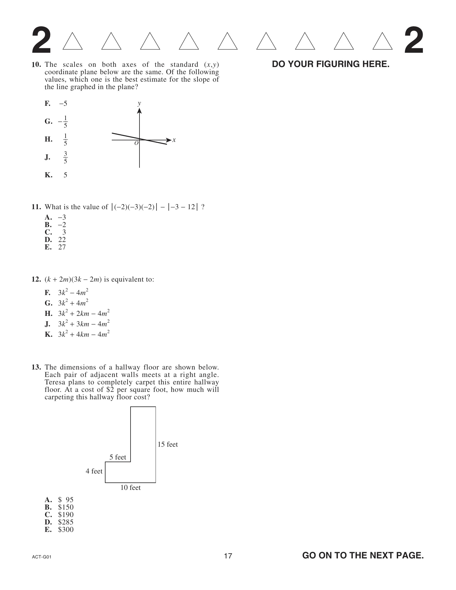 Source page for act-september-2023-form-g01-math-010